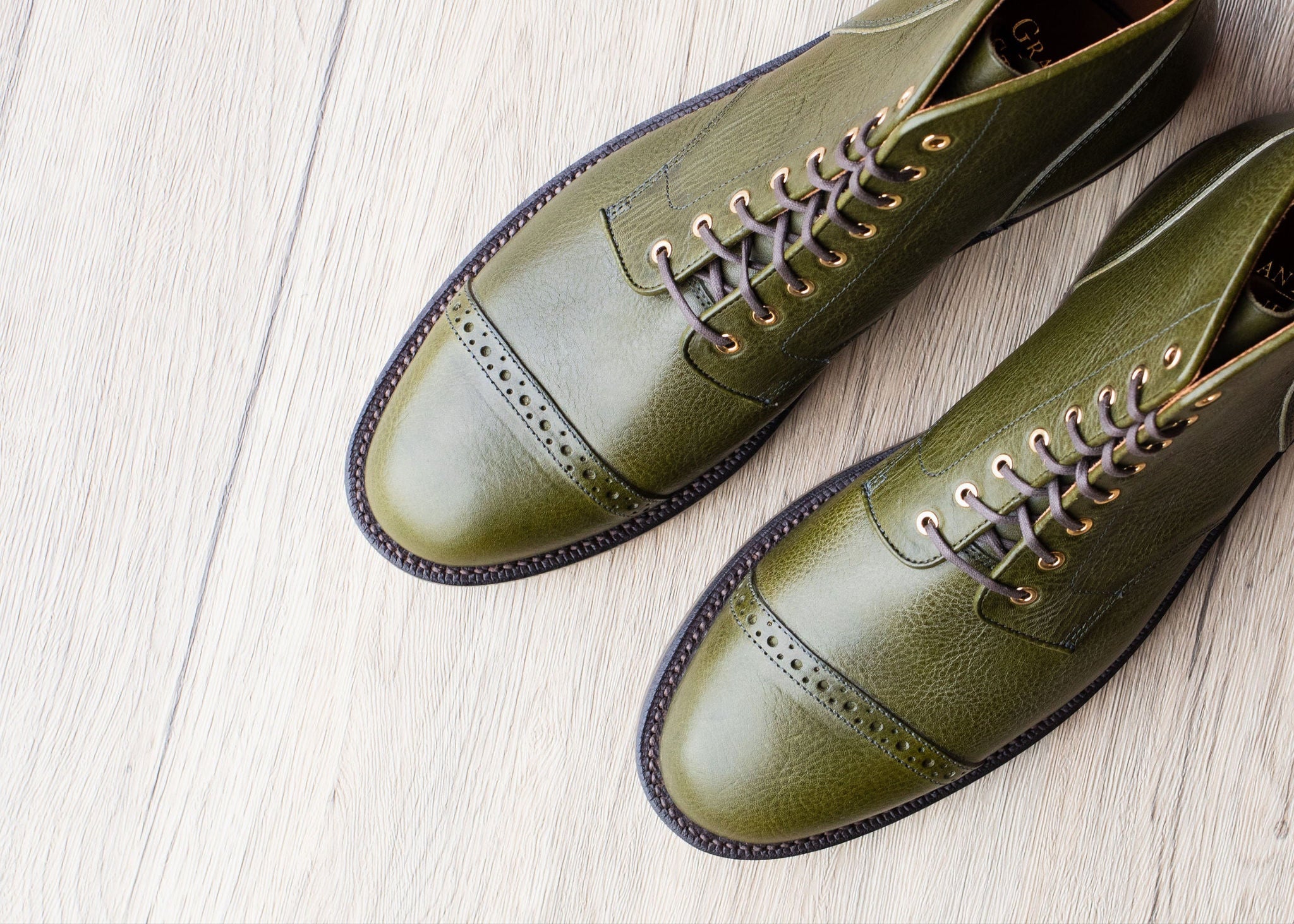 Garrison Boot Olive Minerva Box