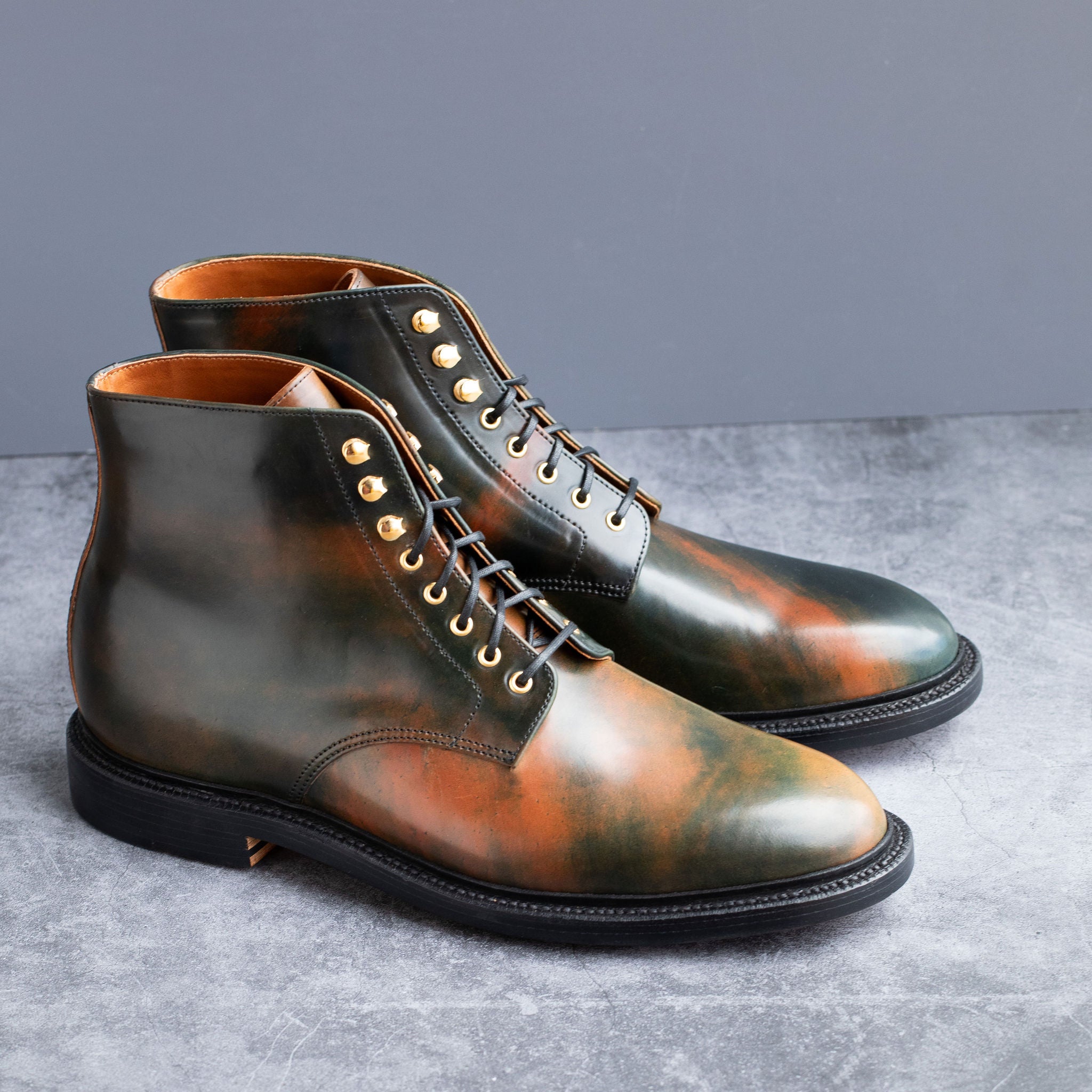 Pre-Order | Edward Boot Black Marbled Shell Cordovan