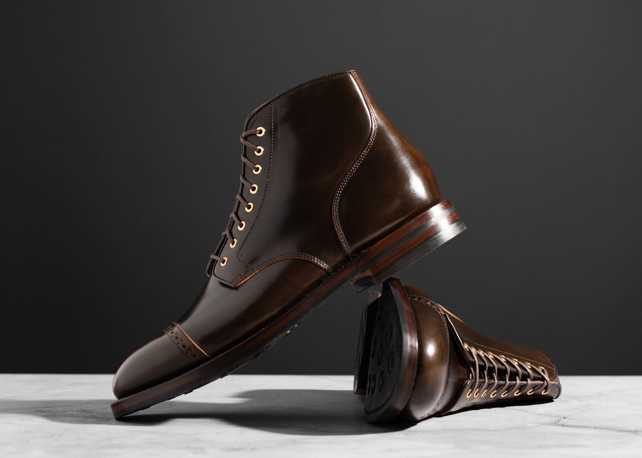 Pre-Order | Garrison Boot Maduro Shell Cordovan