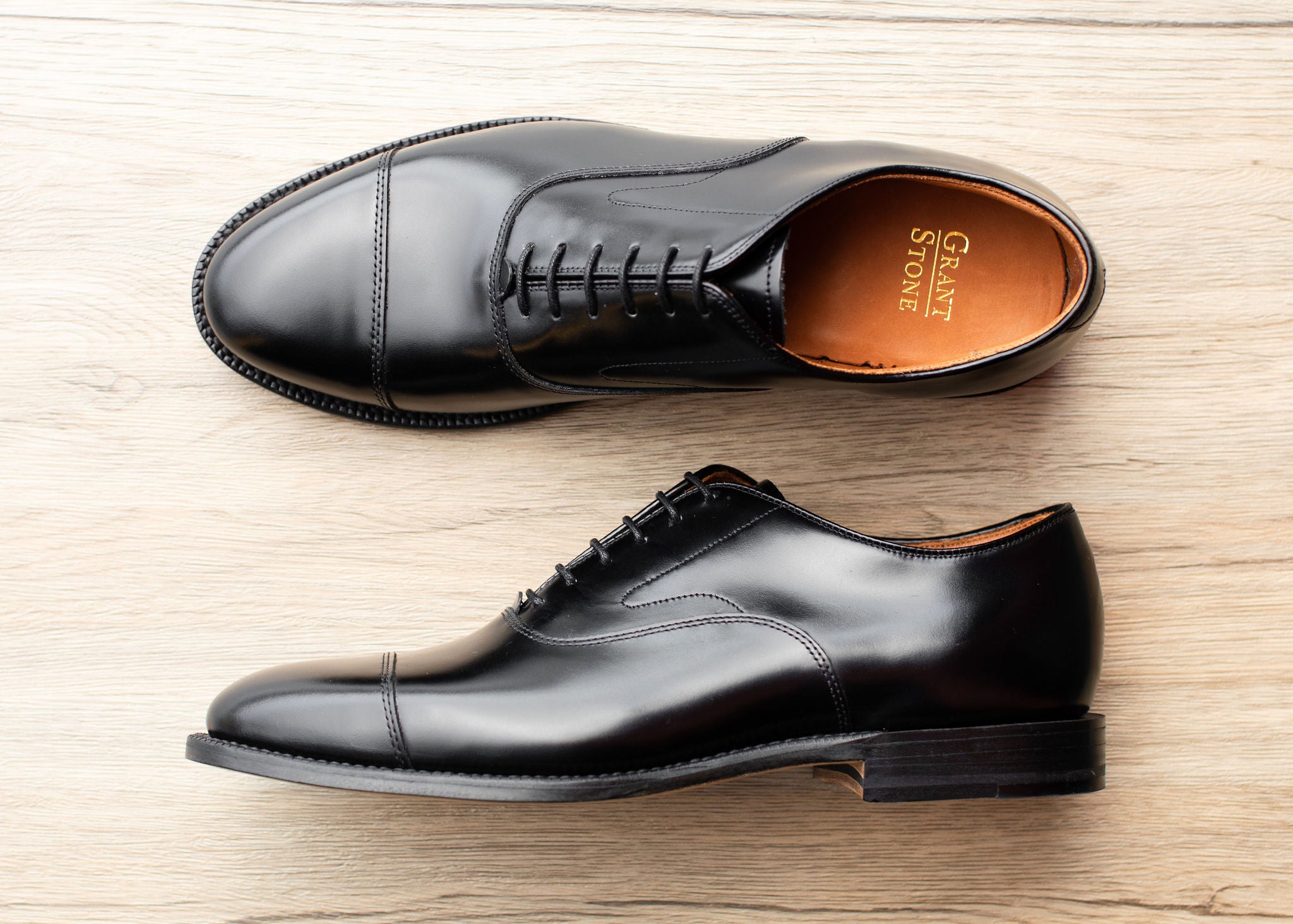 Cap Toe Oxford - Black
