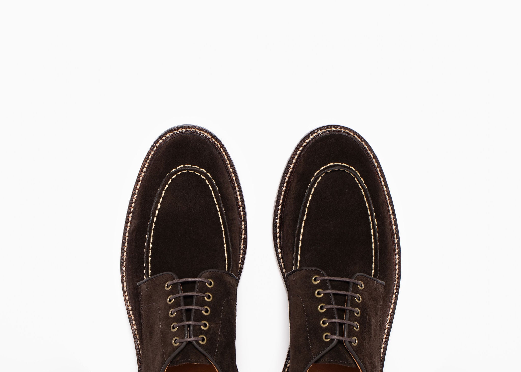 Moc Toe Derby Espresso Suede
