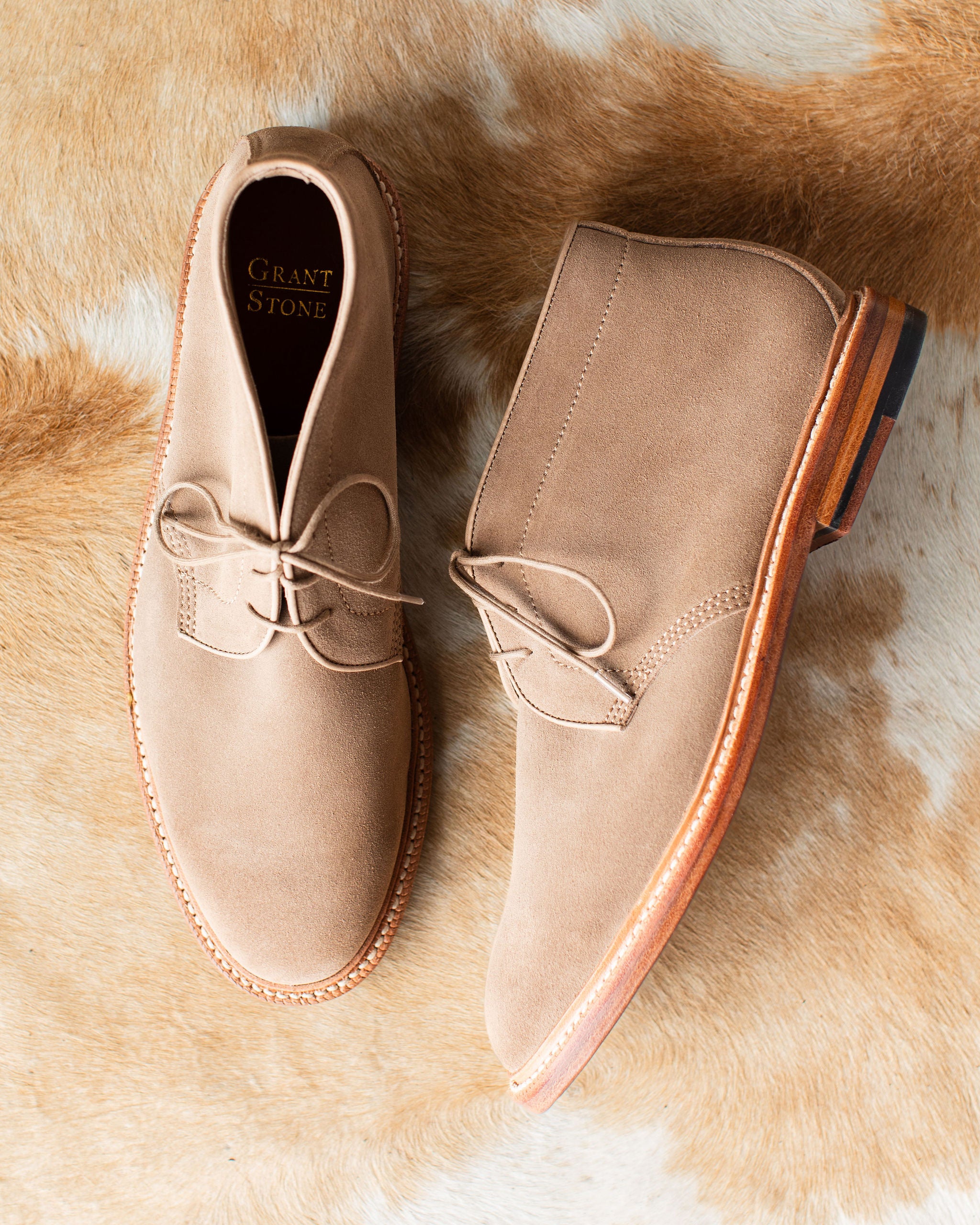 Unlined Chukka - Sand Suede