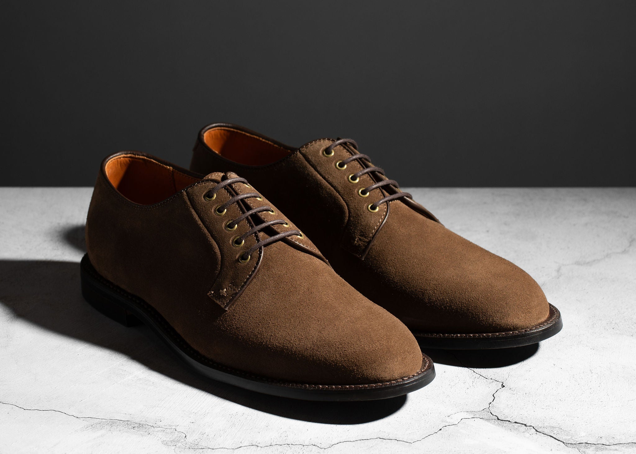 Pre-Order | Plain Toe Husk Suede