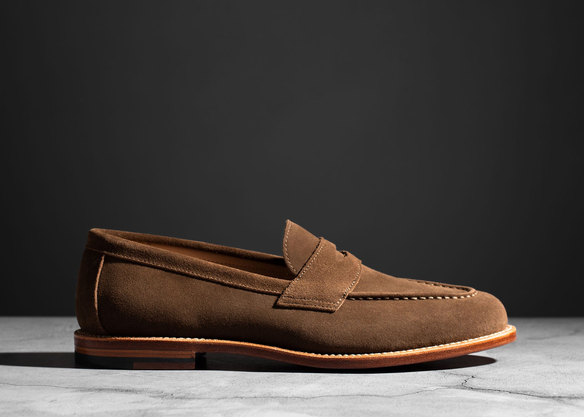 Pre-Order | Traveler Penny Loafer Husk Suede