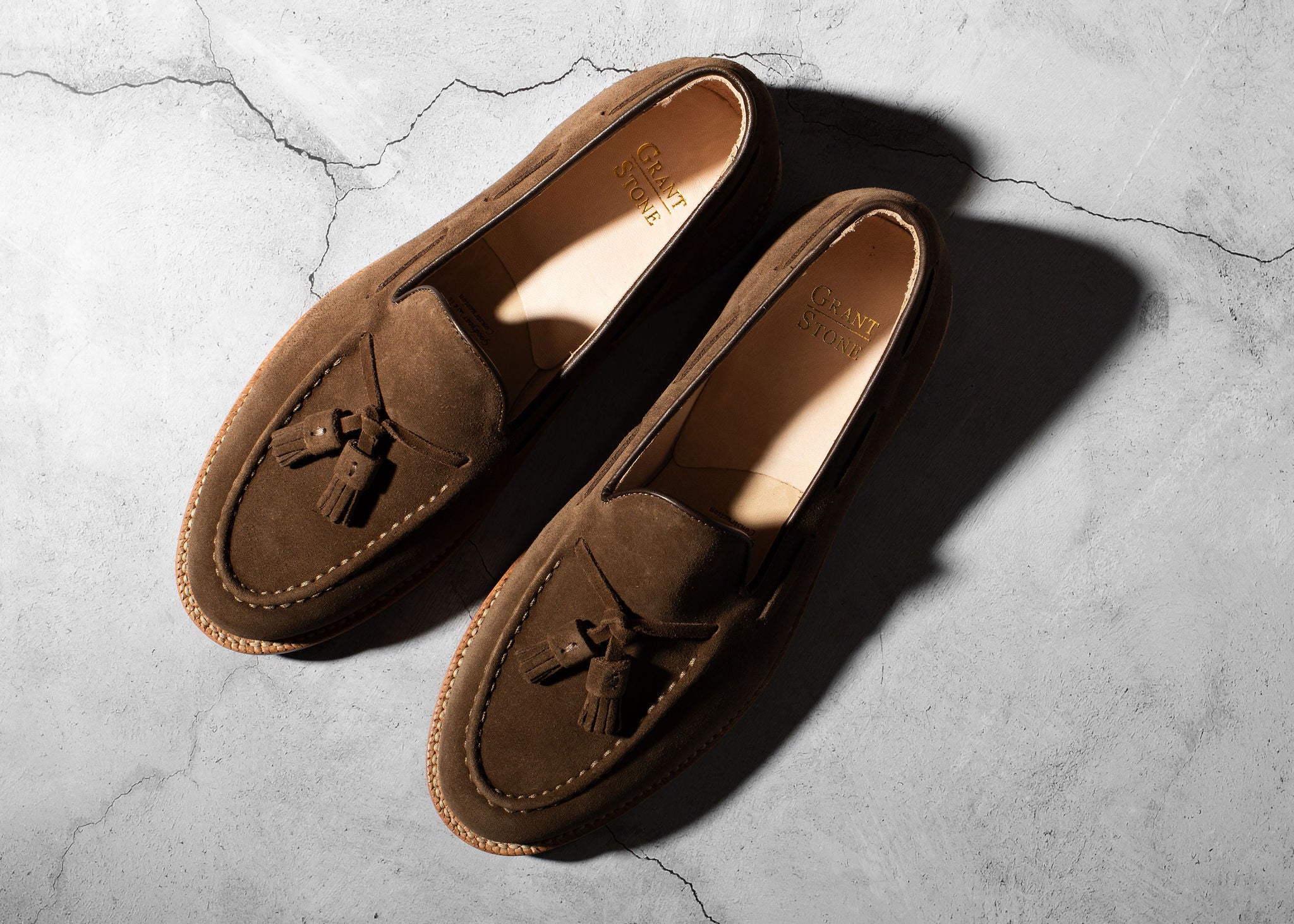 Pre-Order | Tassel Loafer Husk Suede