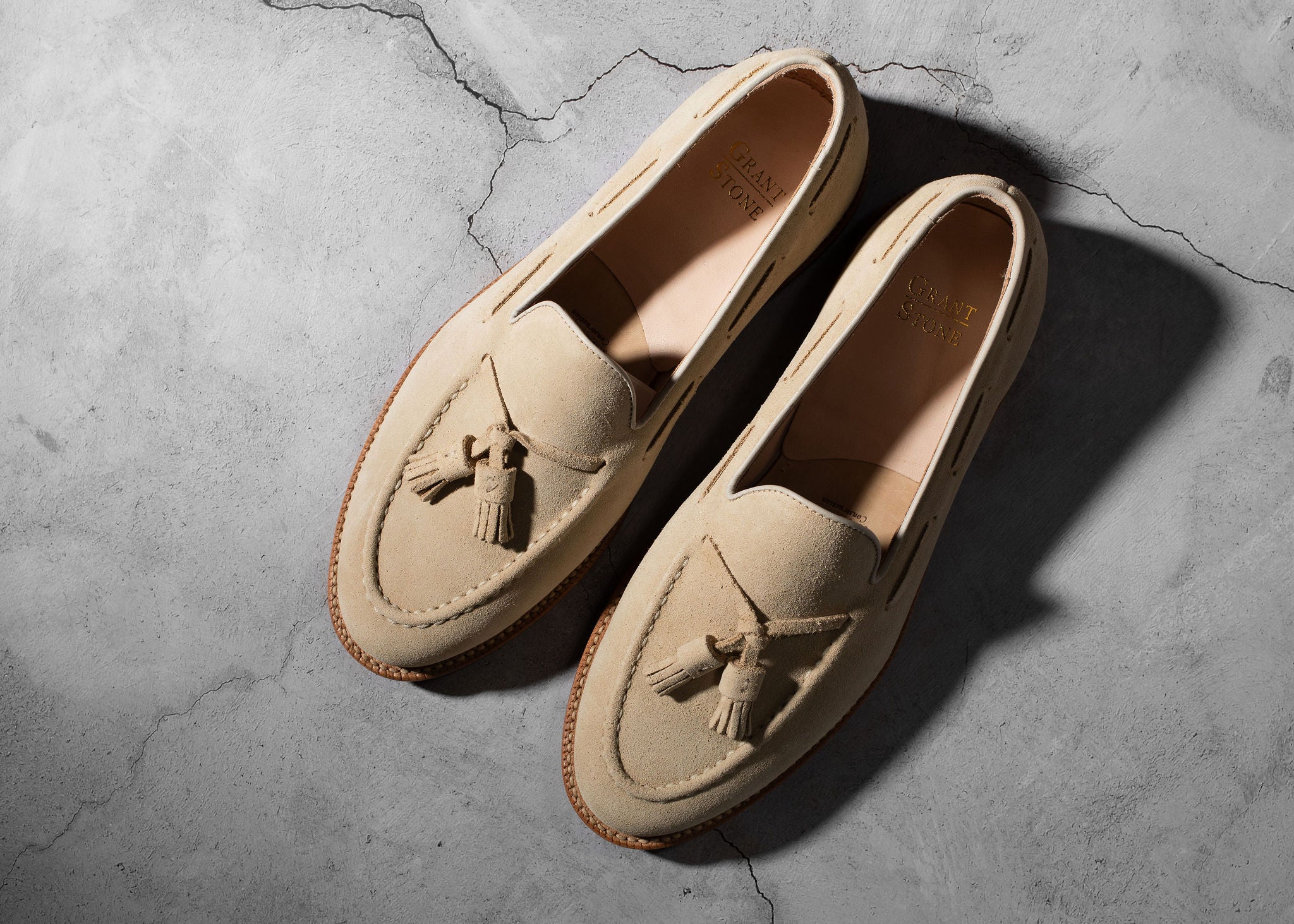 Pre-Order | Tassel Loafer Safari Suede