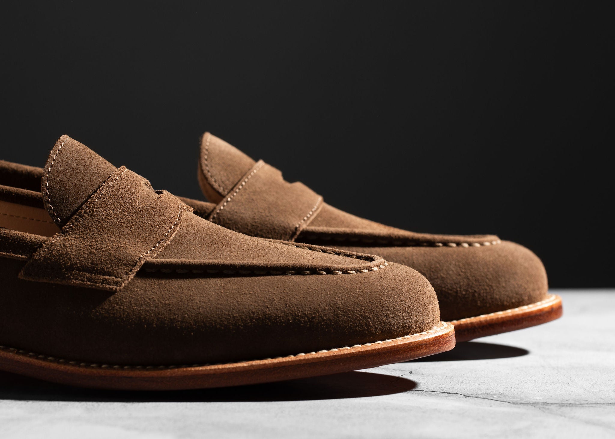 Pre-Order | Traveler Penny Loafer Husk Suede