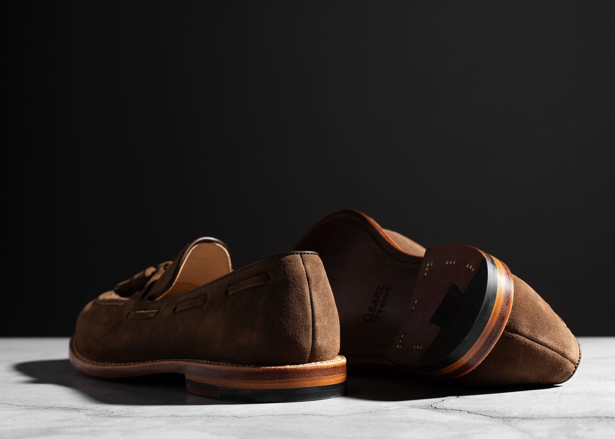 Pre-Order | Tassel Loafer Husk Suede