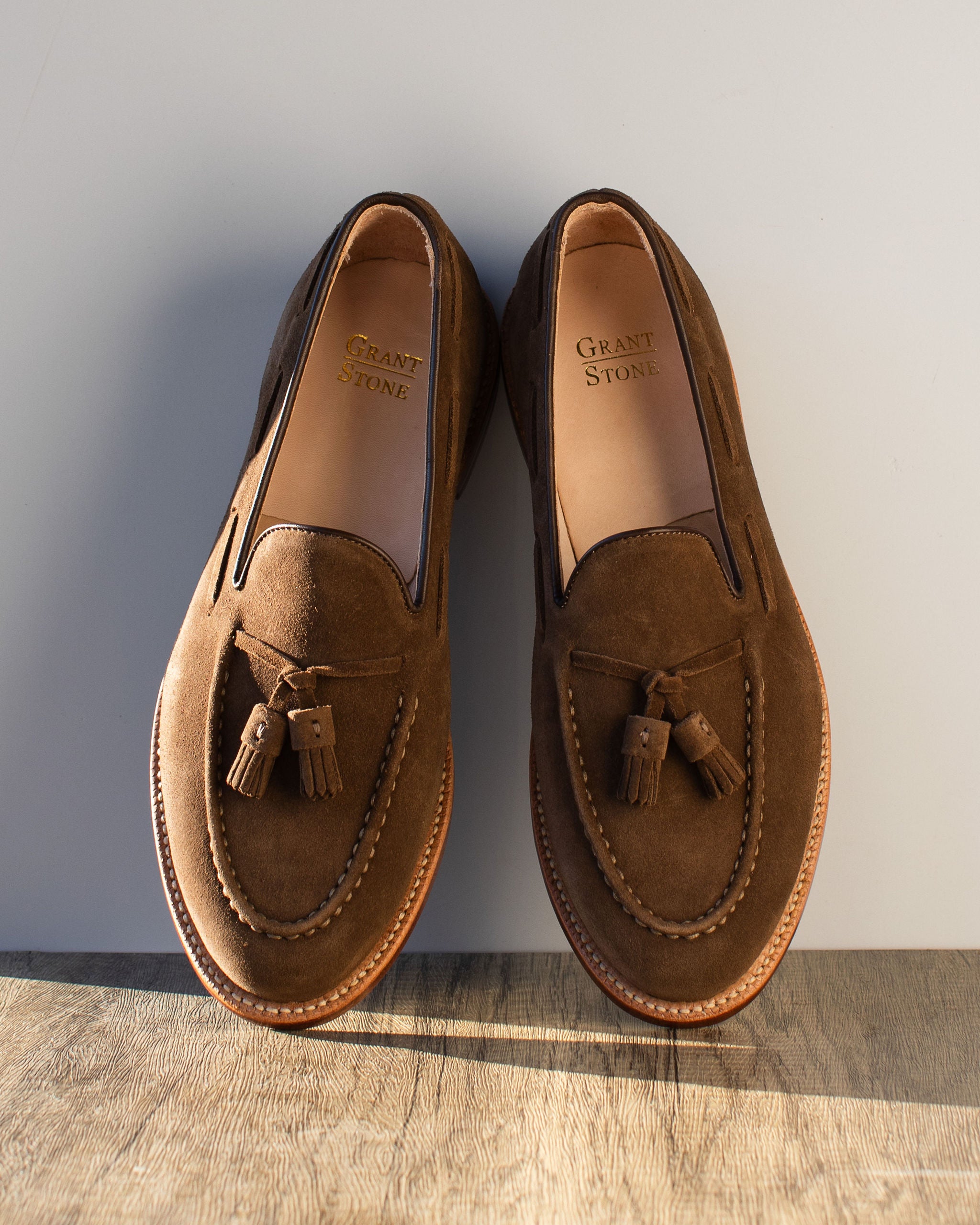 Pre-Order | Tassel Loafer Husk Suede