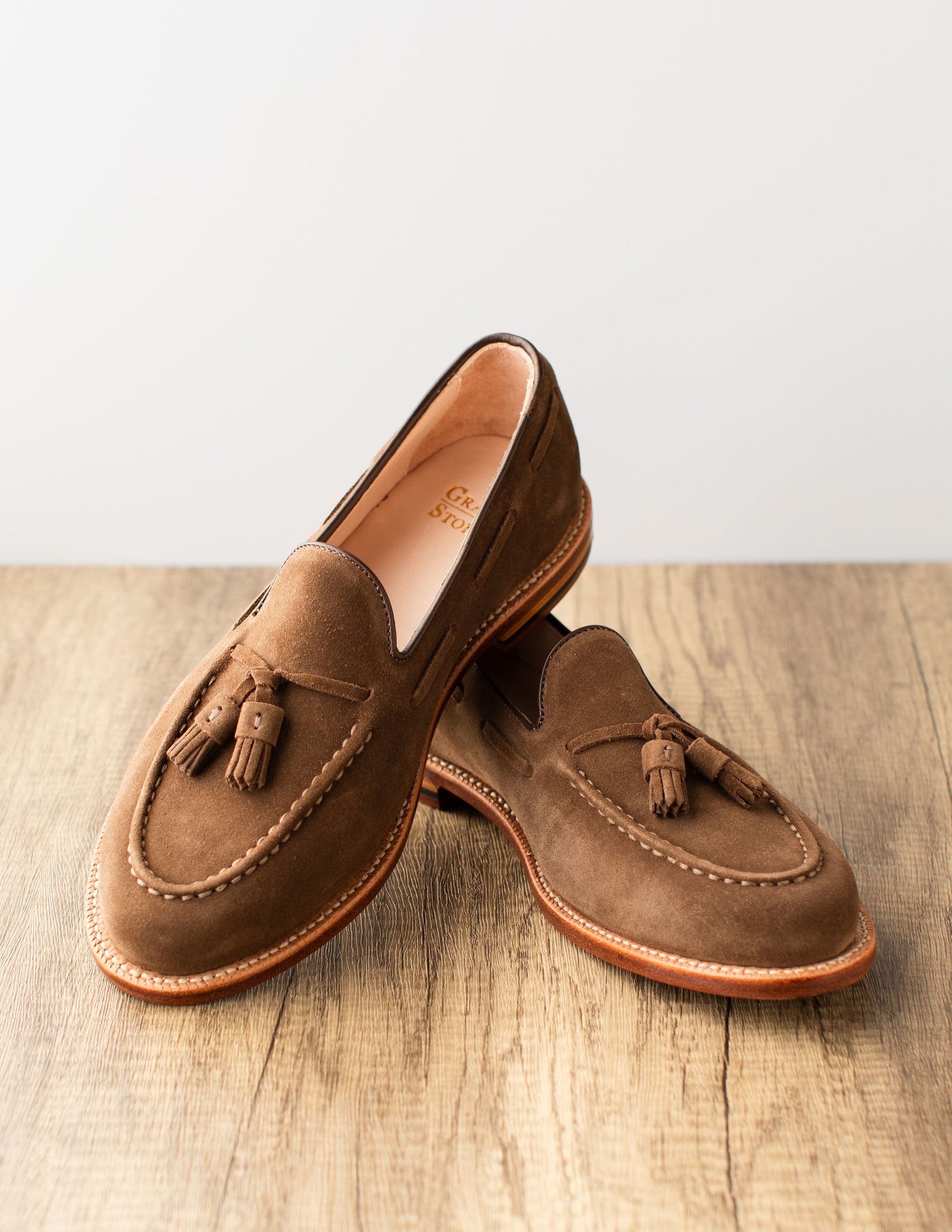 Pre-Order | Tassel Loafer Husk Suede