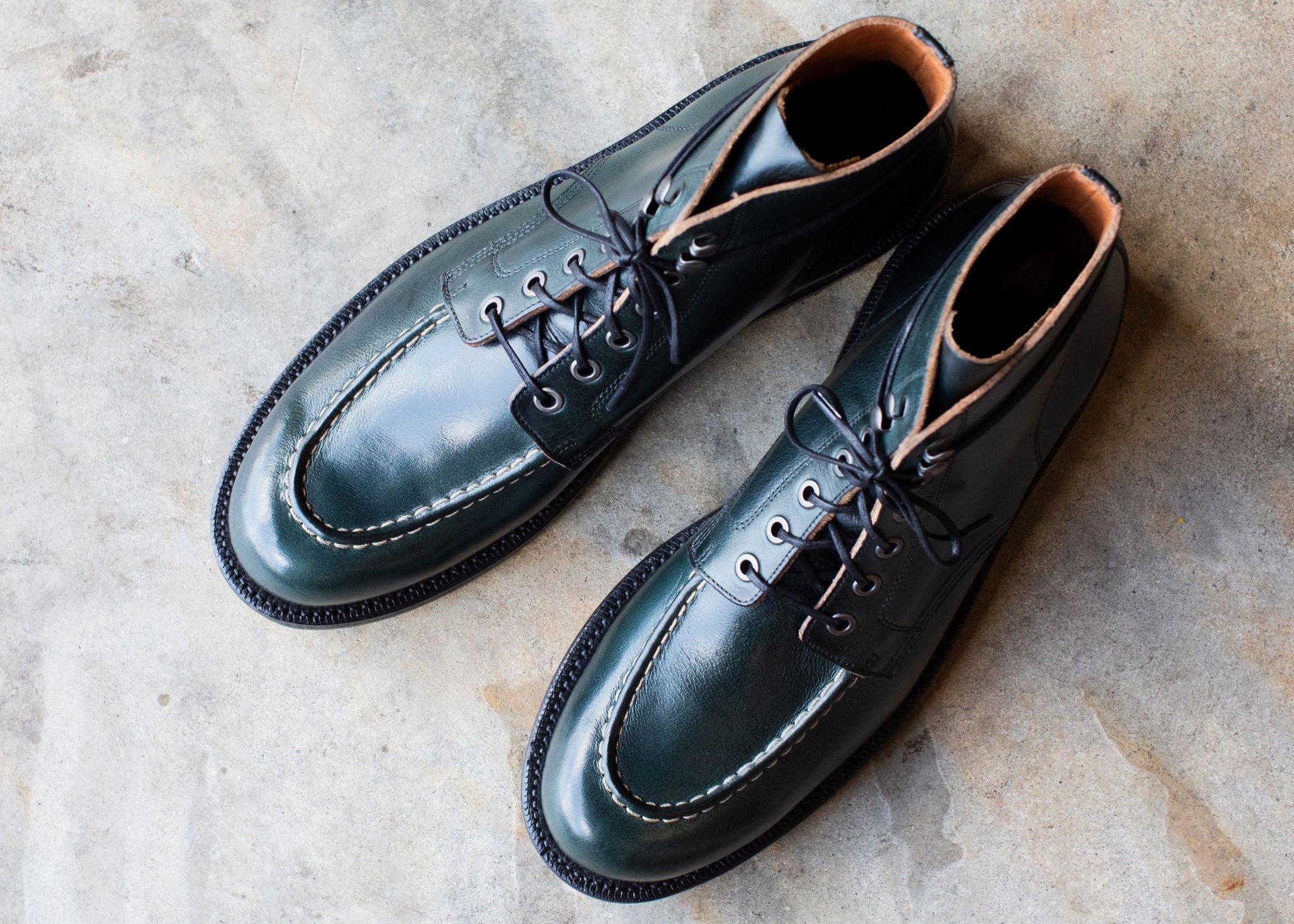 Brass Boot Navy Chromexcel