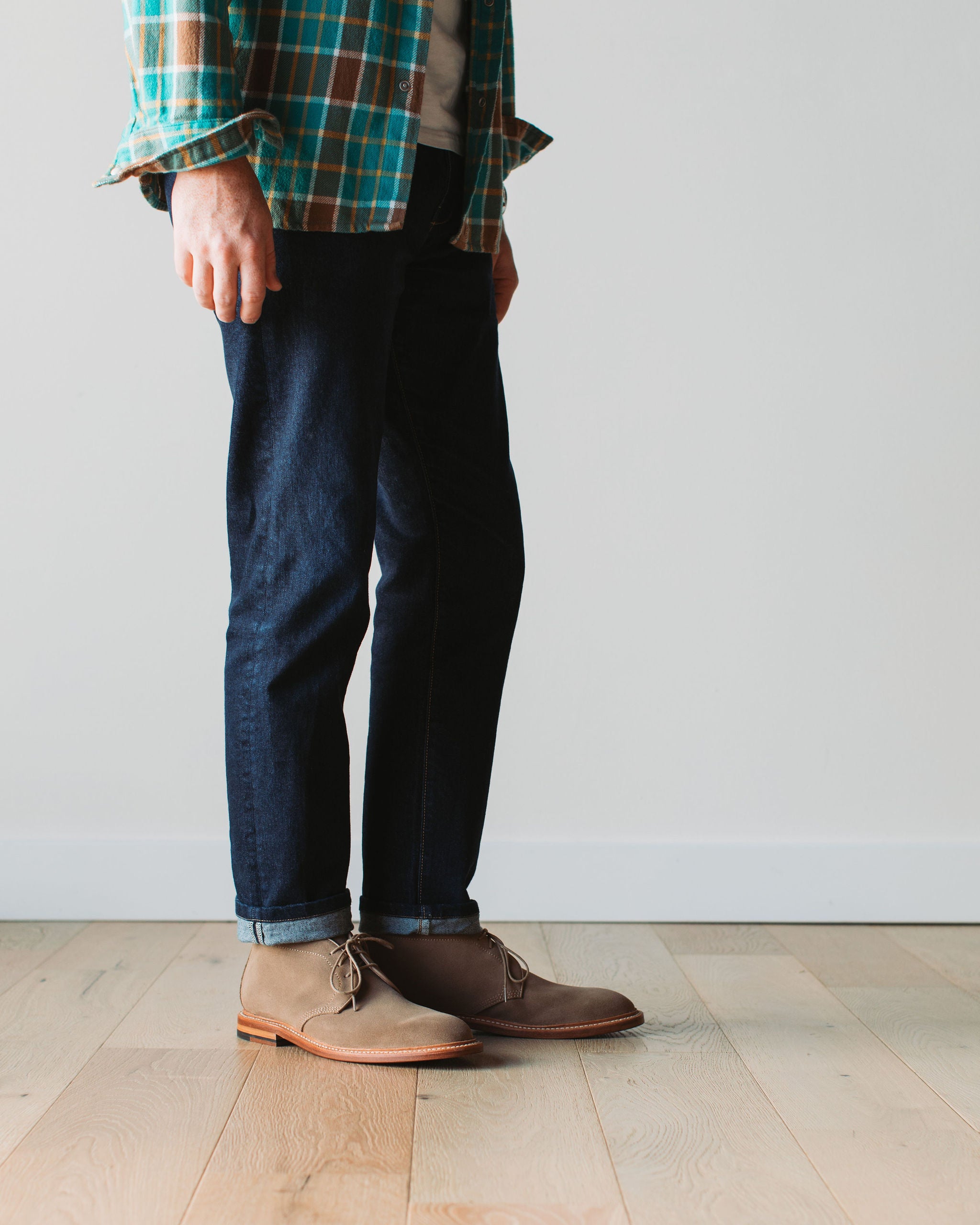 Unlined Chukka - Sand Suede