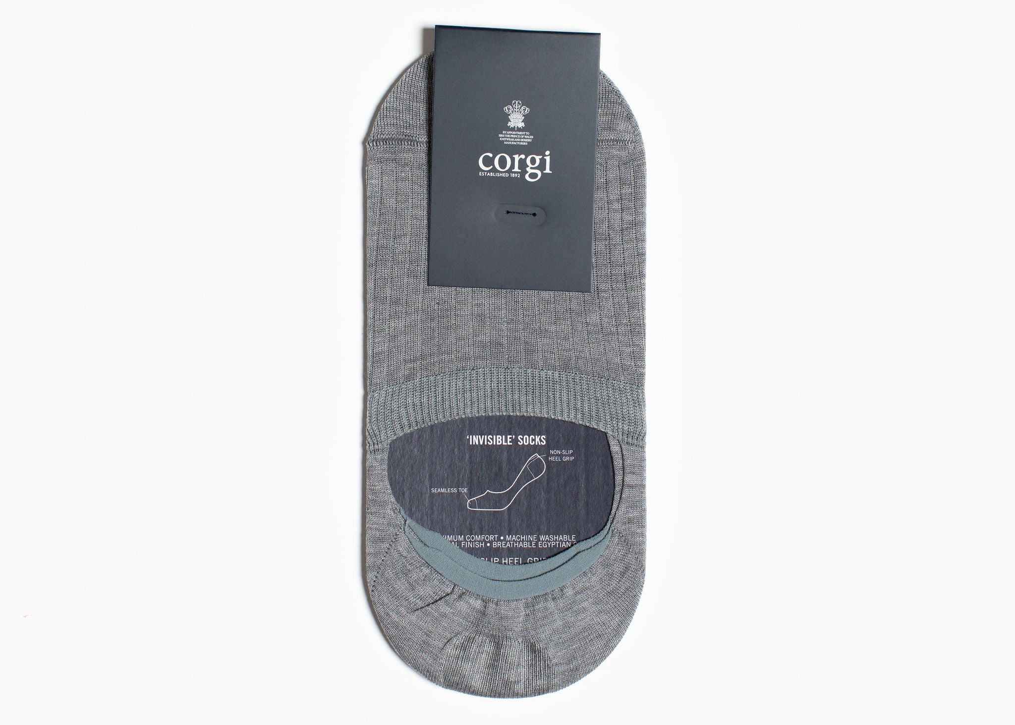 Corgi x CartinosCotton No Show Sock