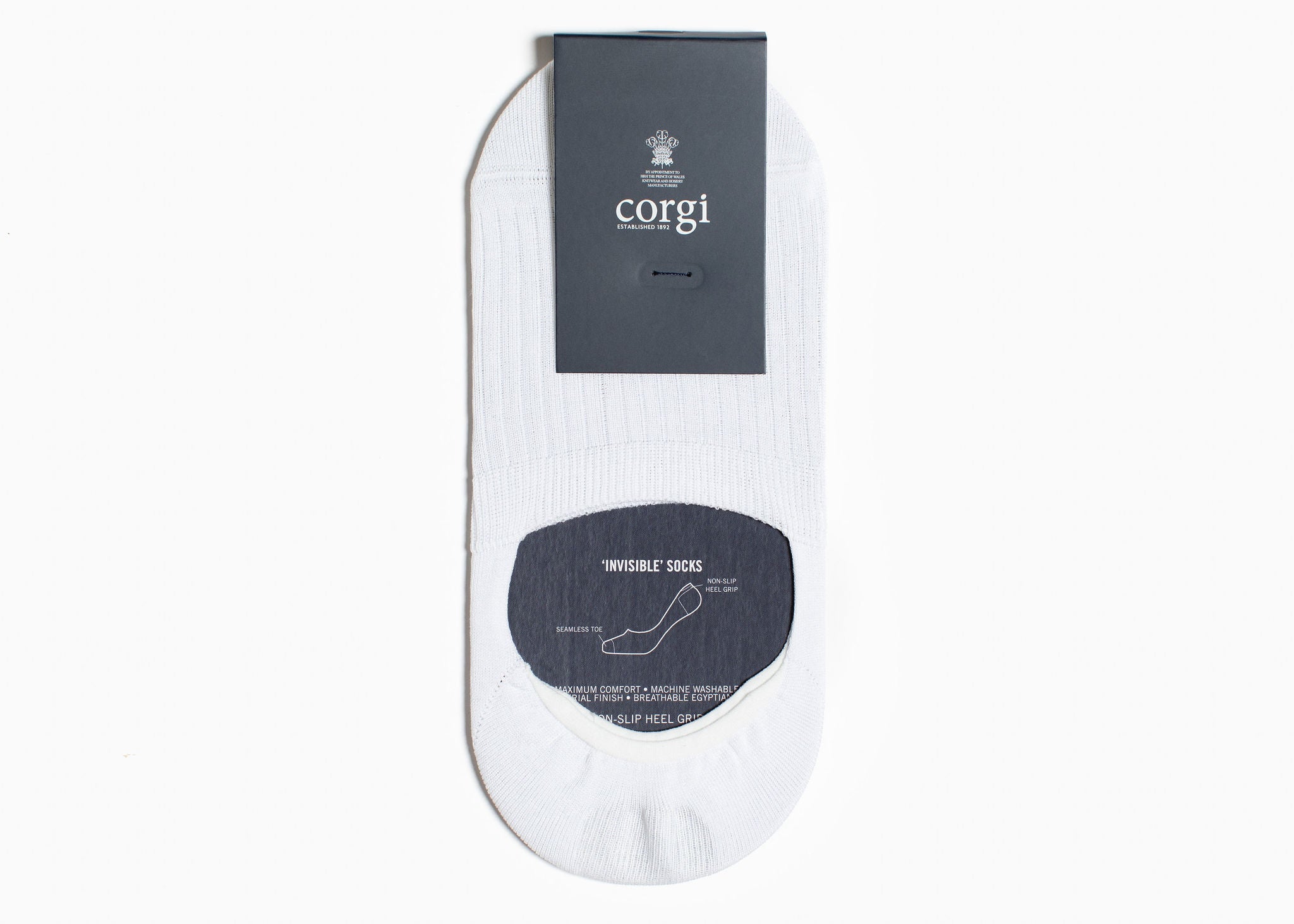 Corgi x CartinosCotton No Show Sock