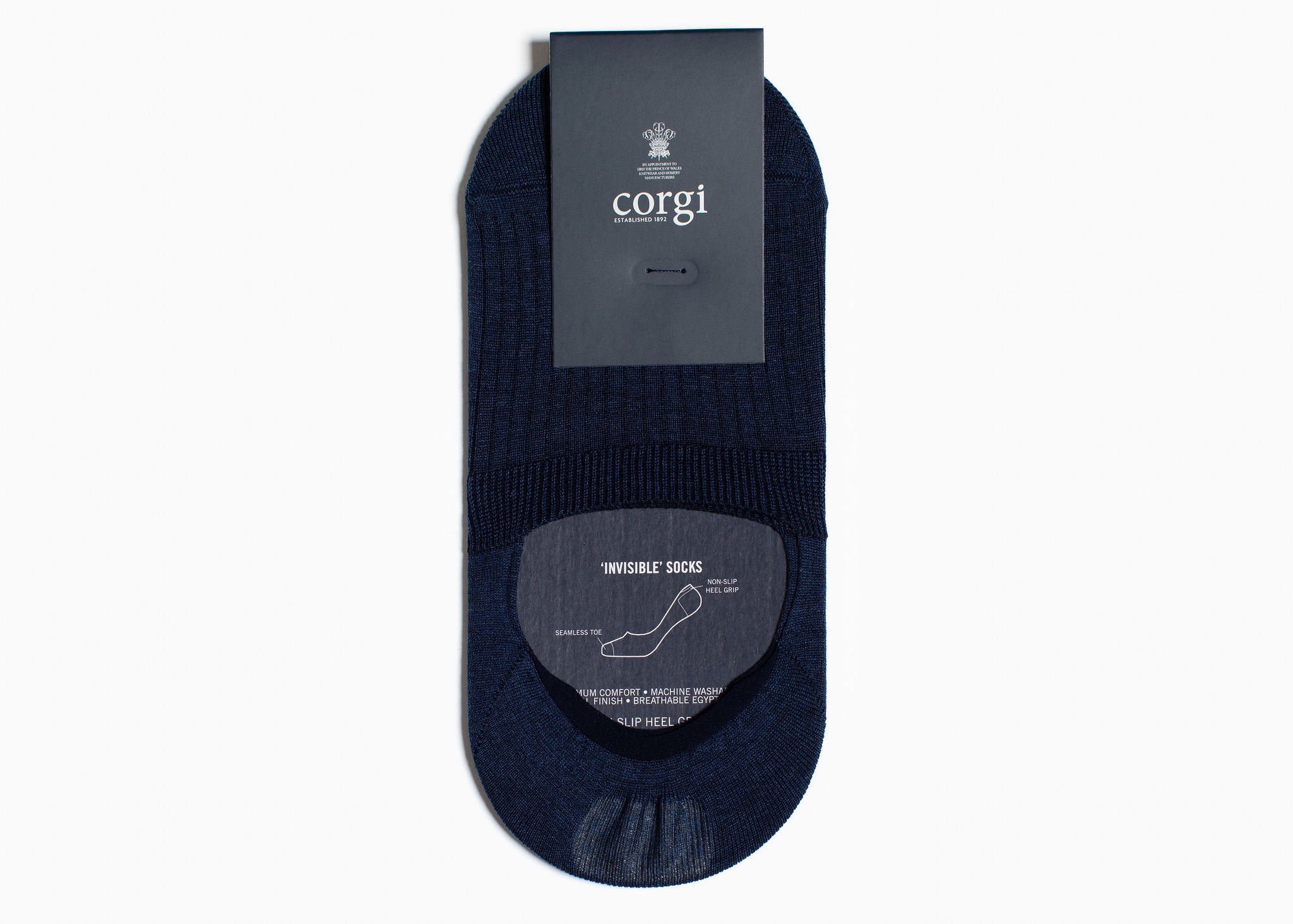 Corgi x CartinosCotton No Show Sock