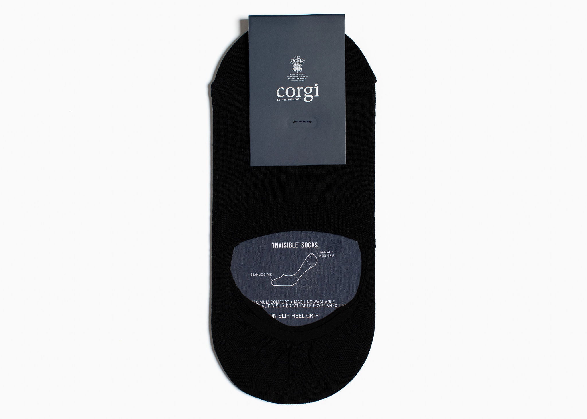 Corgi x CartinosCotton No Show Sock