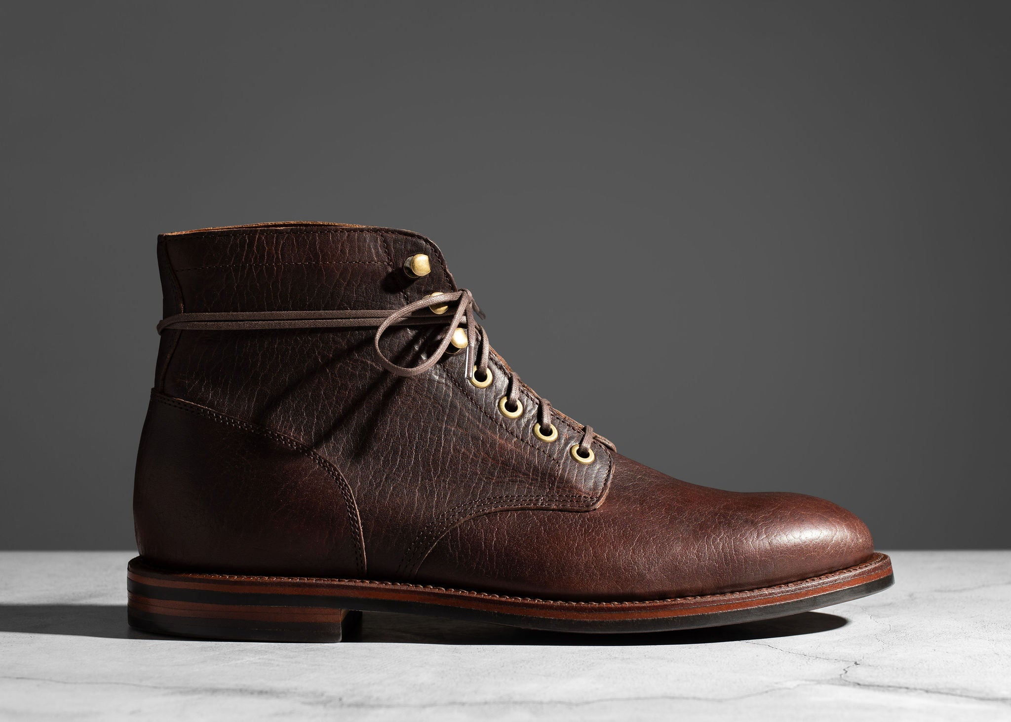 Diesel Boot Mahogany Shrunken Calf