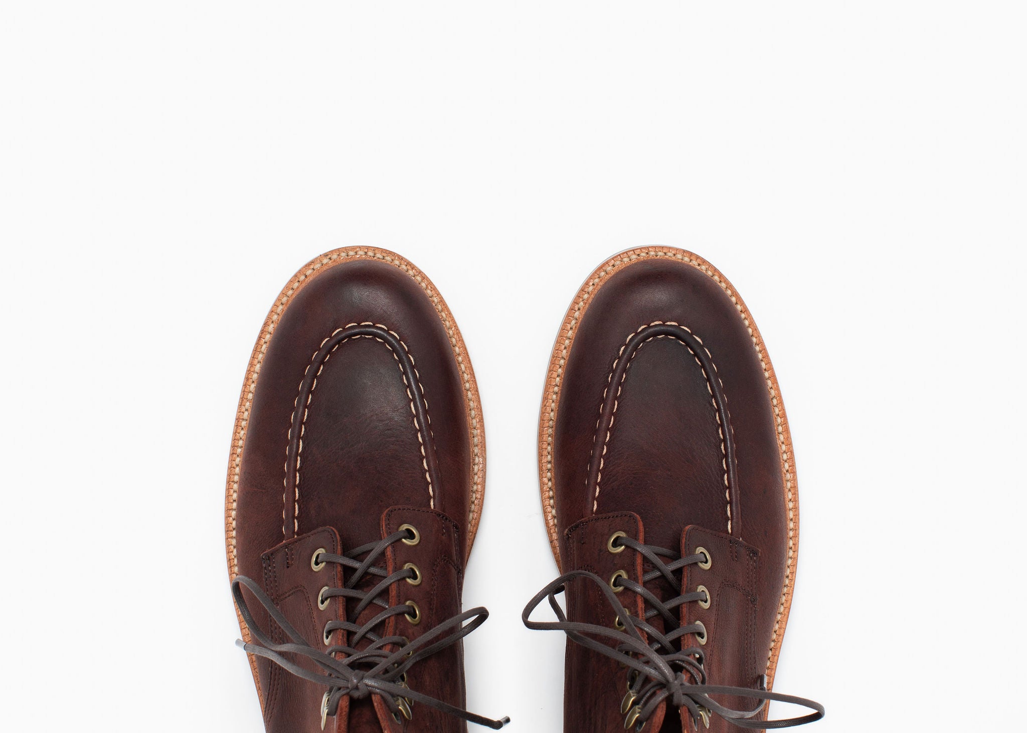 Brass Boot Dark Burgundy Kudu