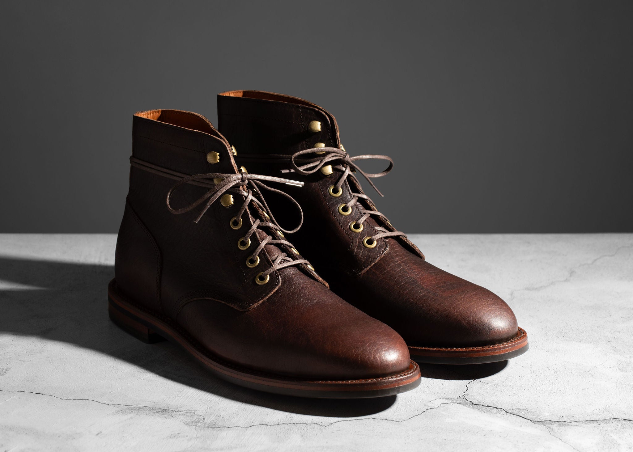 Diesel Boot Mahogany Shrunken Calf