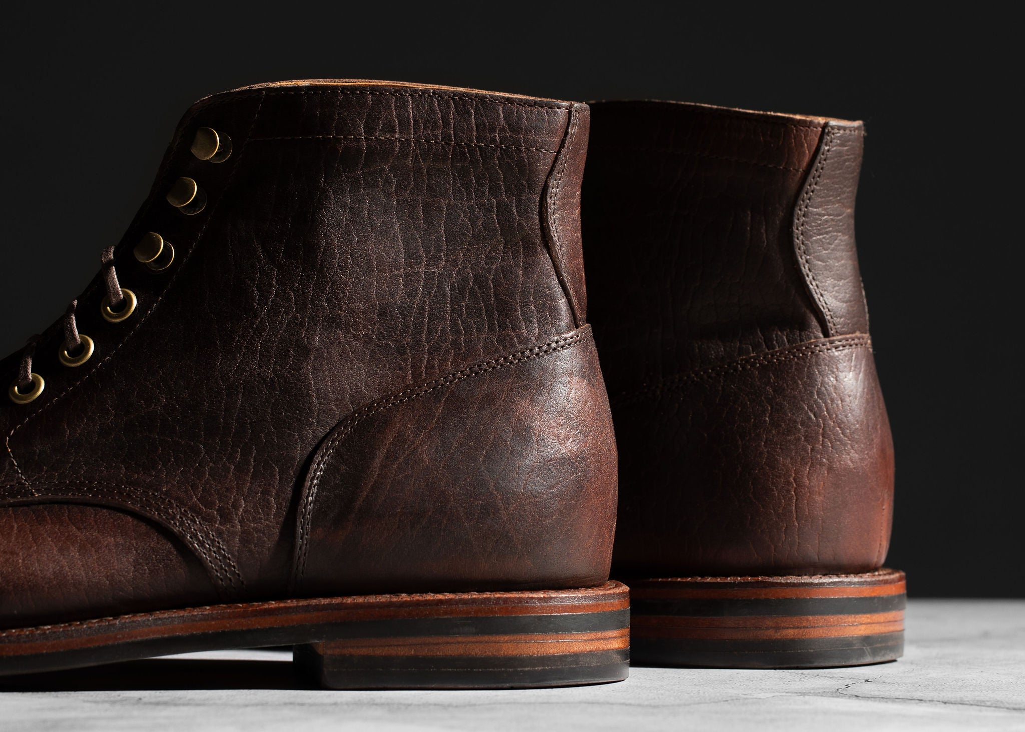 Diesel Boot Mahogany Shrunken Calf