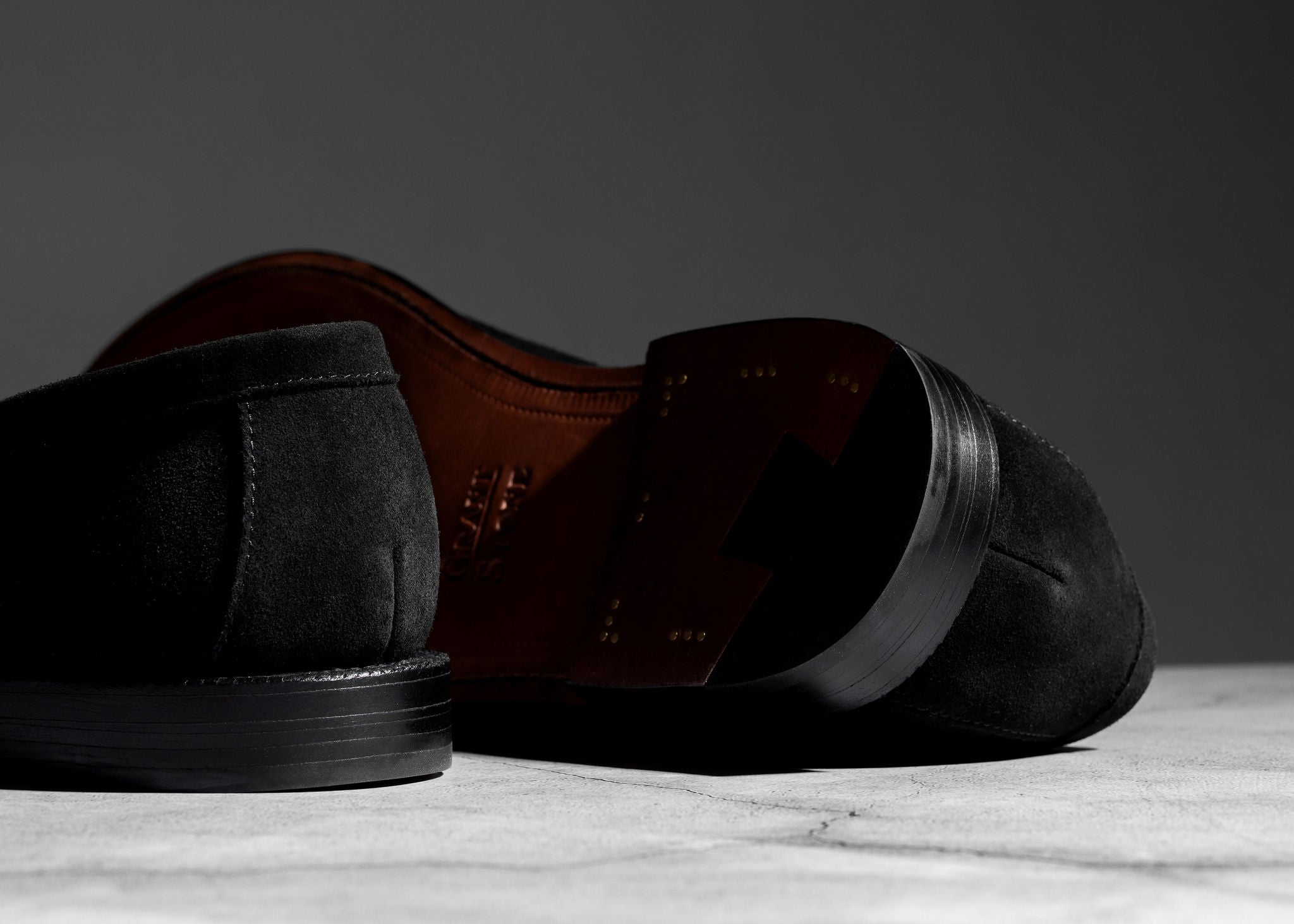 Unlined Traveler Penny Black Suede