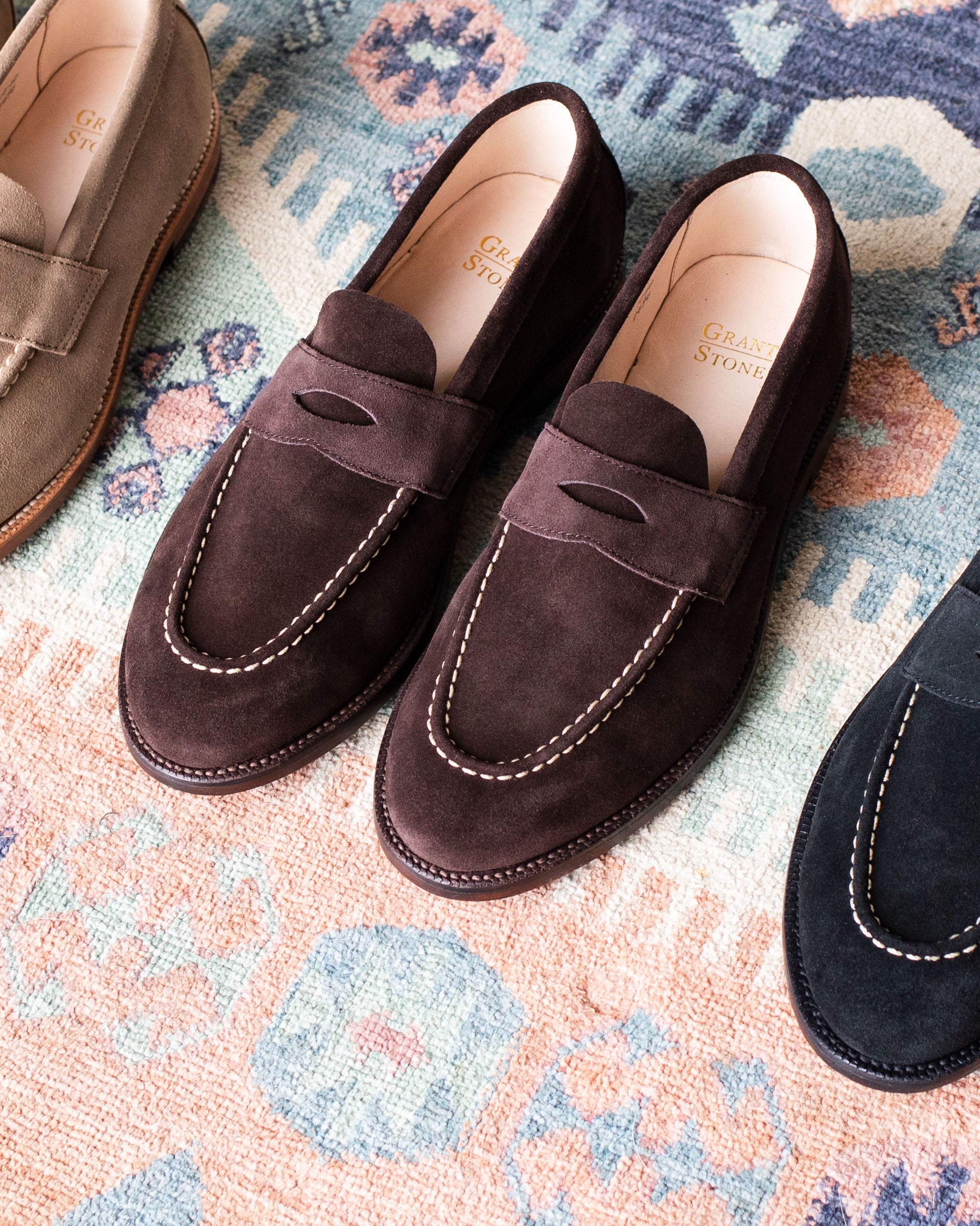 Unlined Traveler Penny Bitter Chocolate Suede