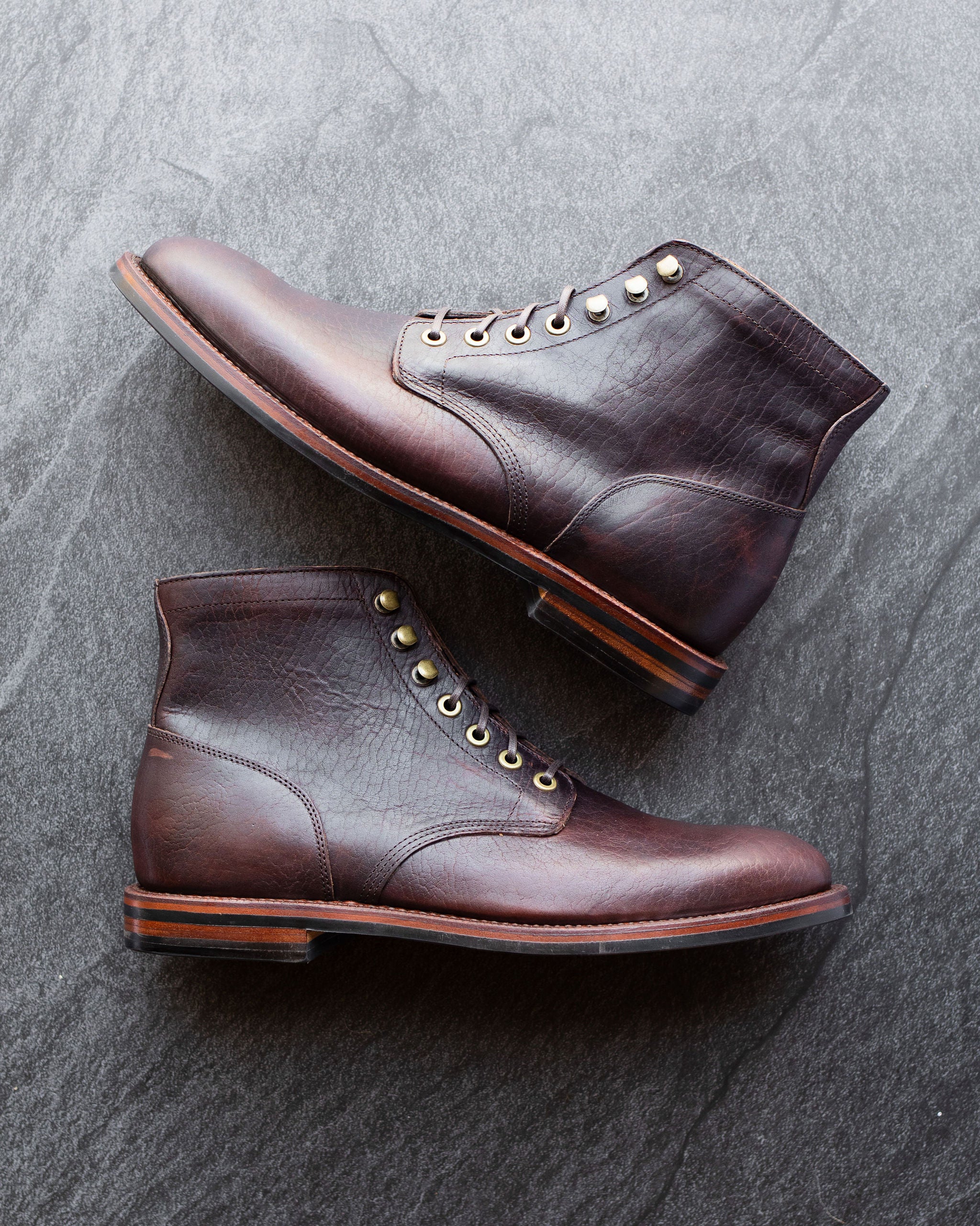 Diesel Boot Mahogany Shrunken Calf