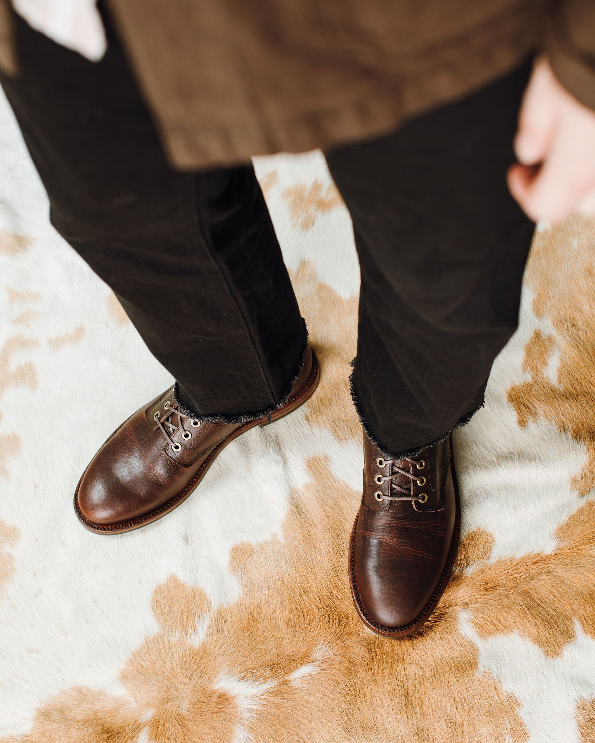 Diesel Boot Mahogany Shrunken Calf