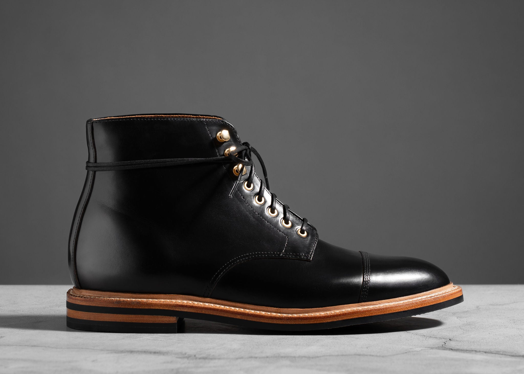 Pre-Order | Cap Toe Boot Black Chromexcel