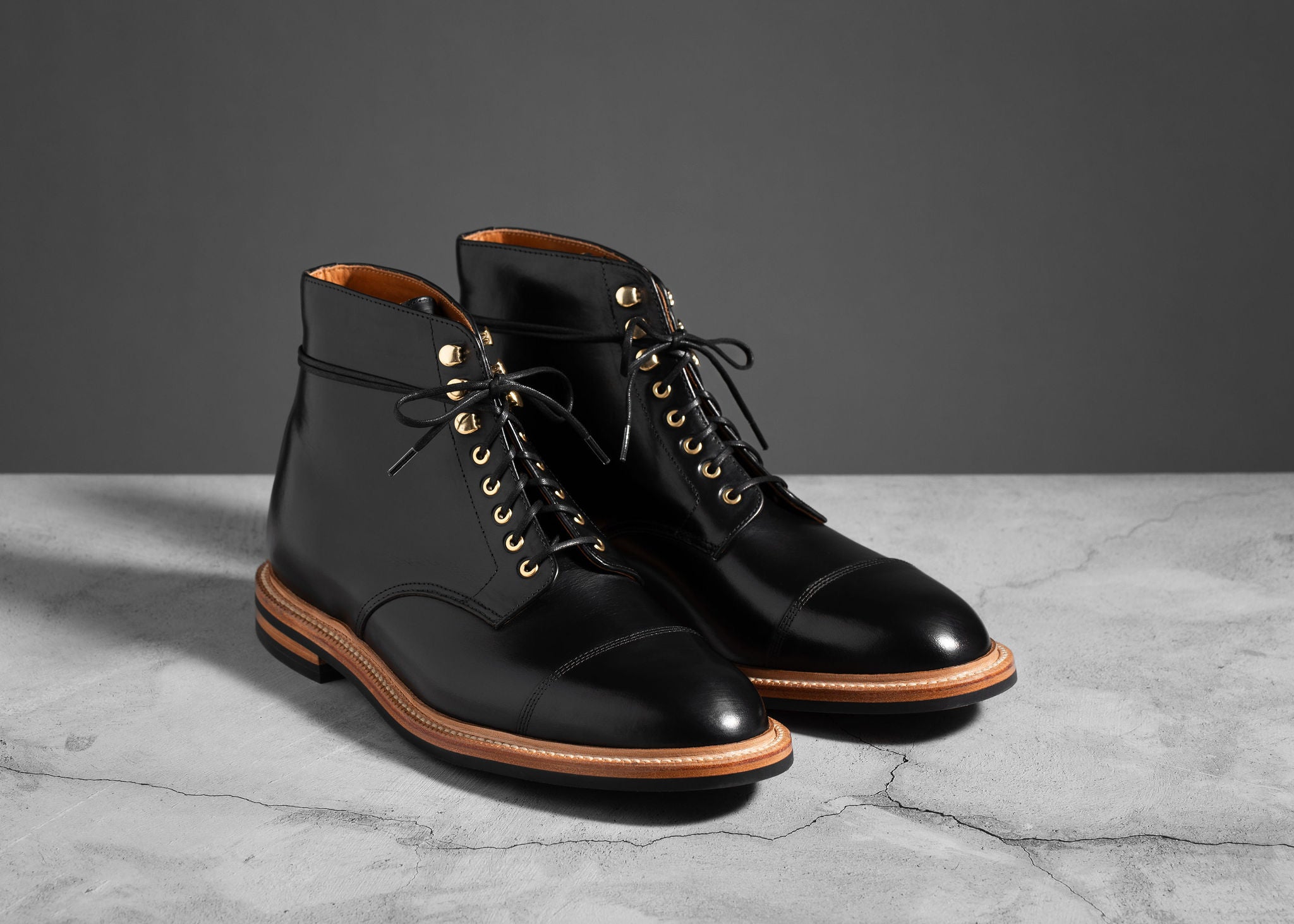 Pre-Order | Cap Toe Boot Black Chromexcel