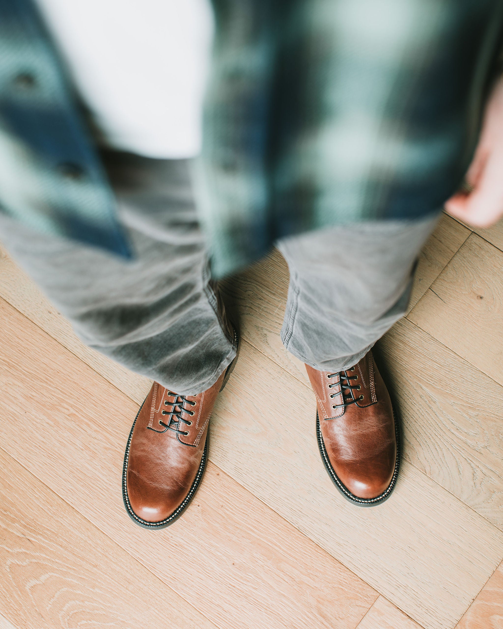 Baroda Boot Chocolate Washed Horsehide