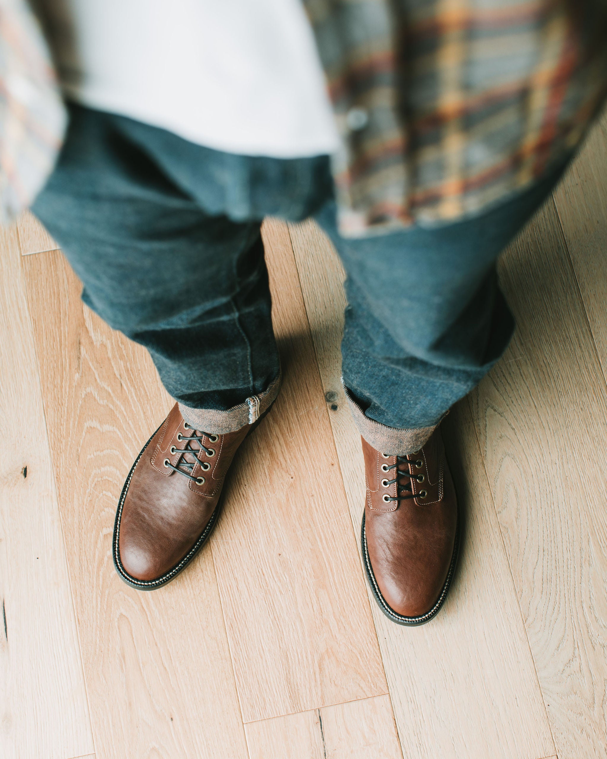 Diesel Boot Chocolate Washed Horsehide