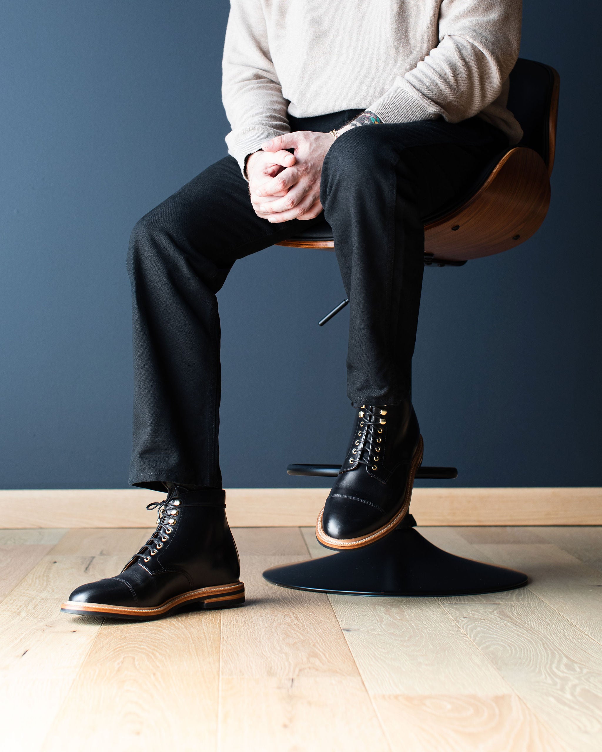 Pre-Order | Cap Toe Boot Black Chromexcel