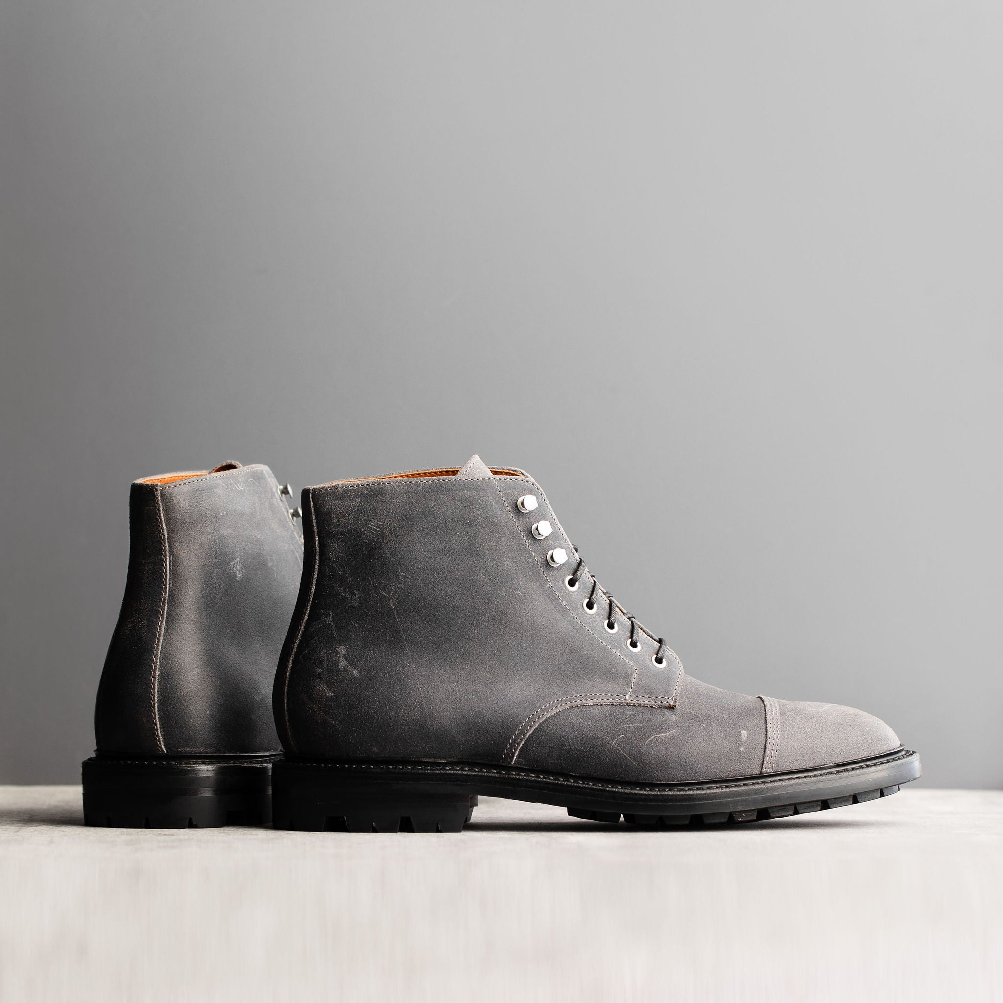 Cap Toe Boot Frost Waxed Commander