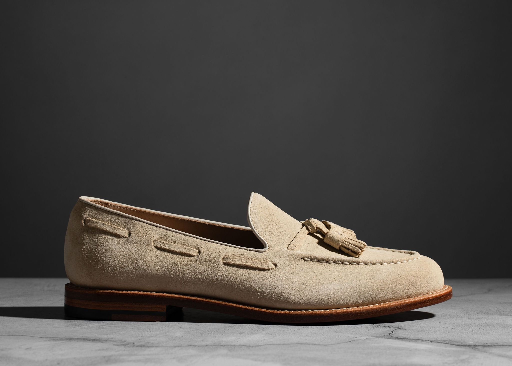 Pre-Order | Tassel Loafer Safari Suede
