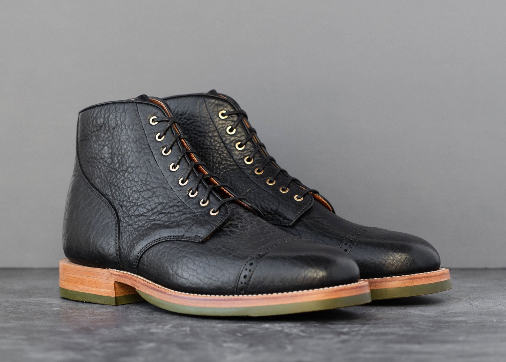 Garrison Boot Black Bison