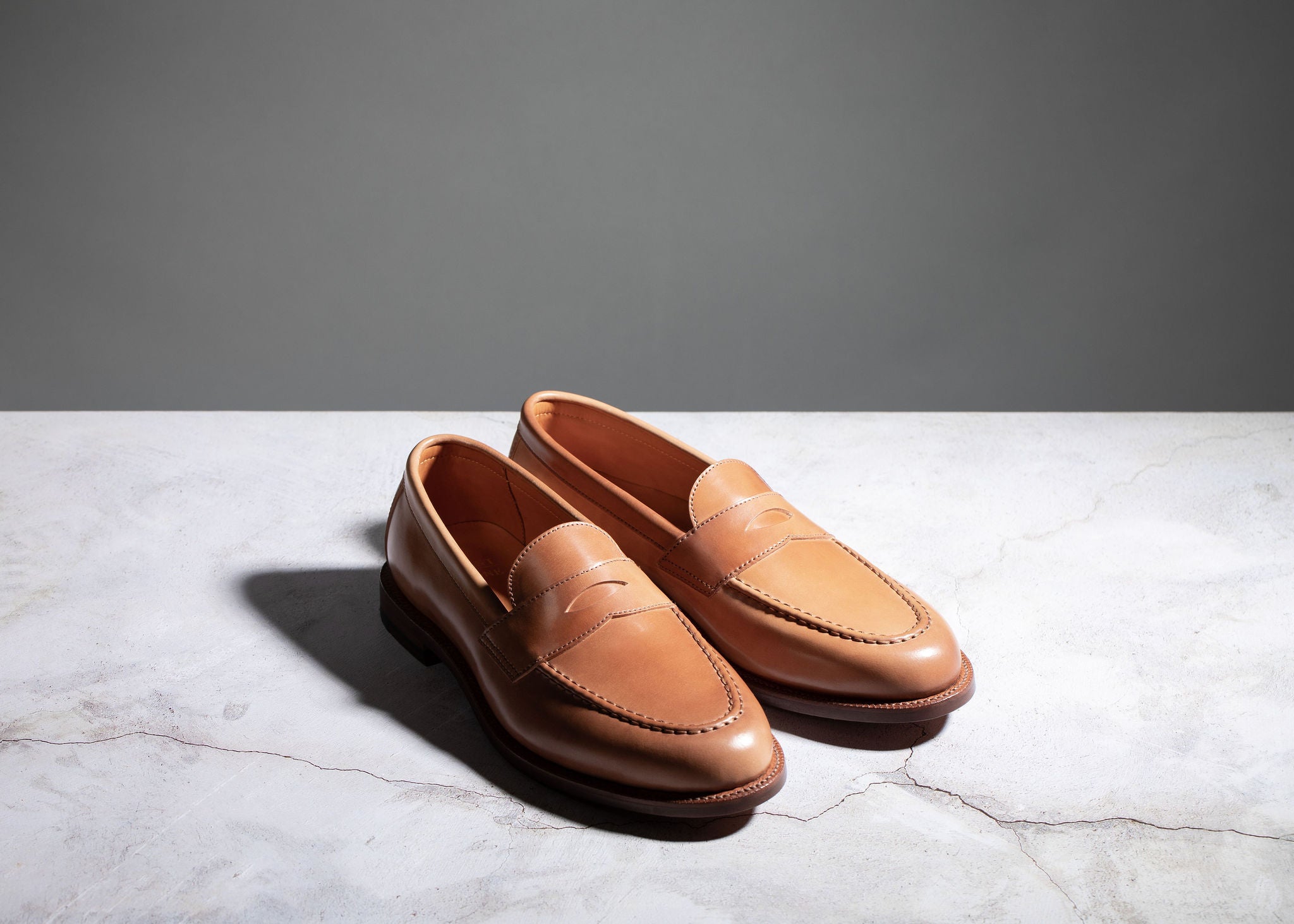Pre-Order | Traveler Penny Honey Glazed Shell Cordovan