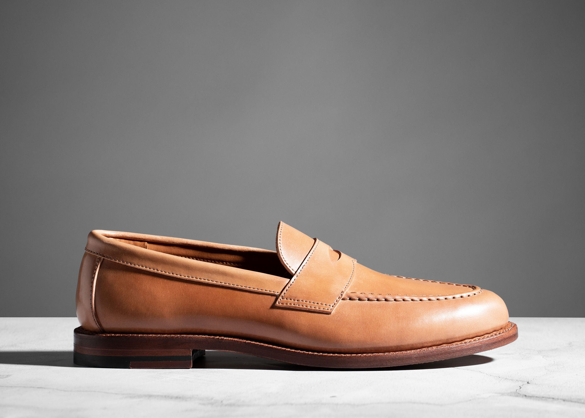 Pre-Order | Traveler Penny Honey Glazed Shell Cordovan