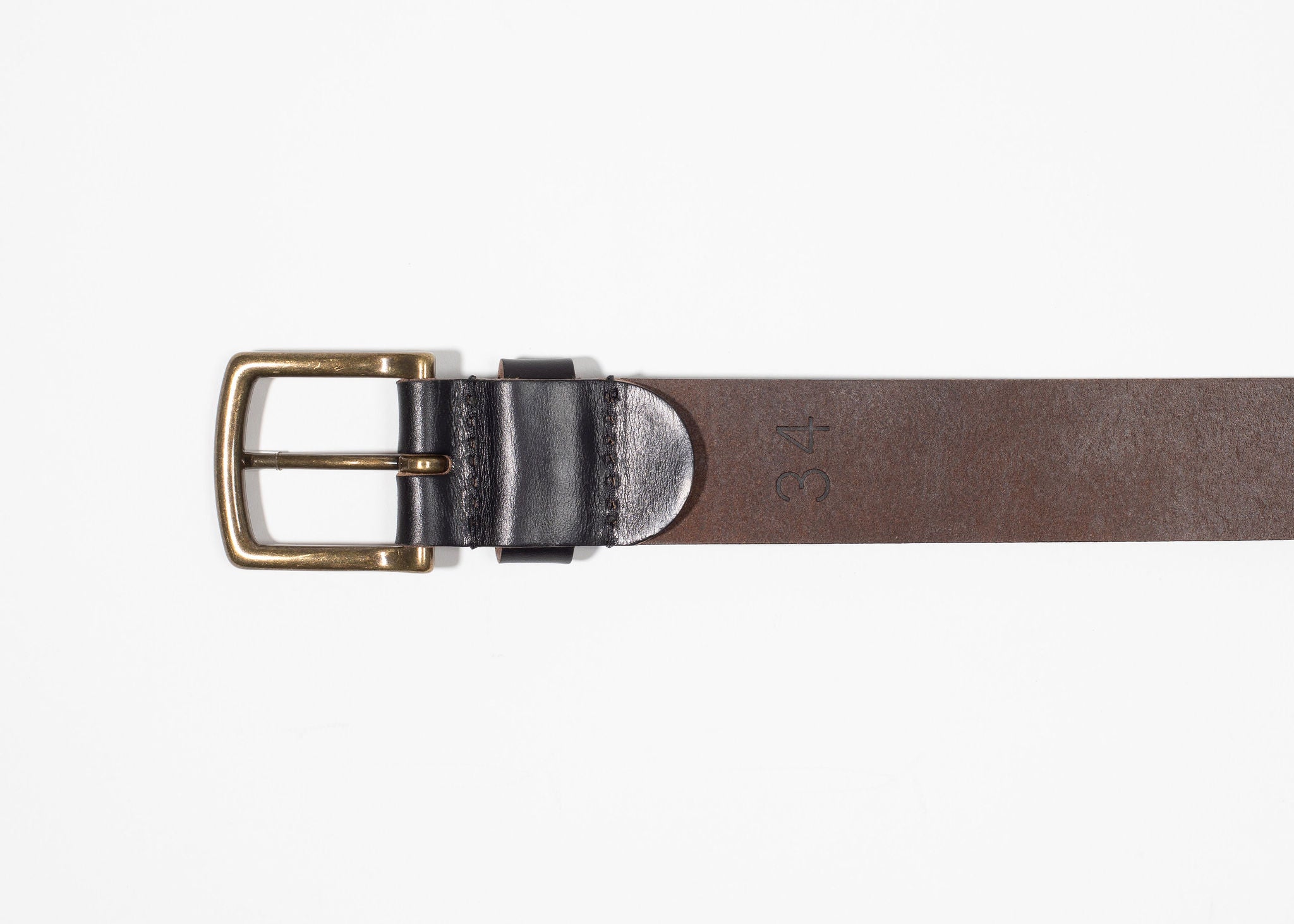 Black Chromexcel Leather Belt