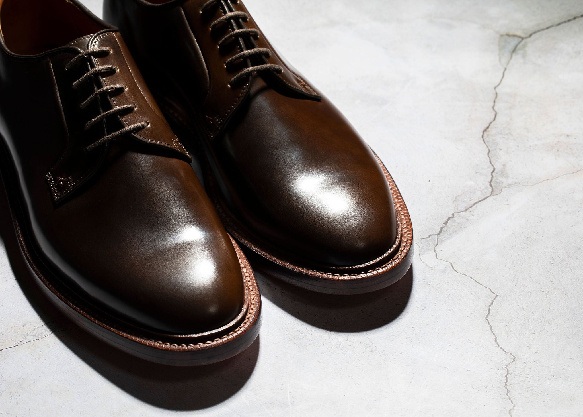 Pre-Order | Plain Toe Maduro Shell Cordovan