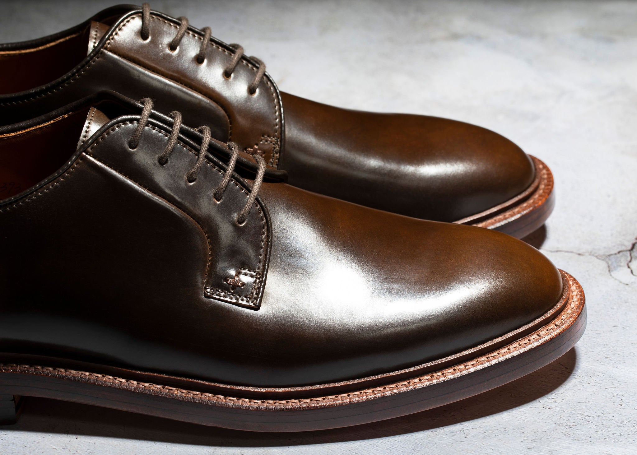 Pre-Order | Plain Toe Maduro Shell Cordovan