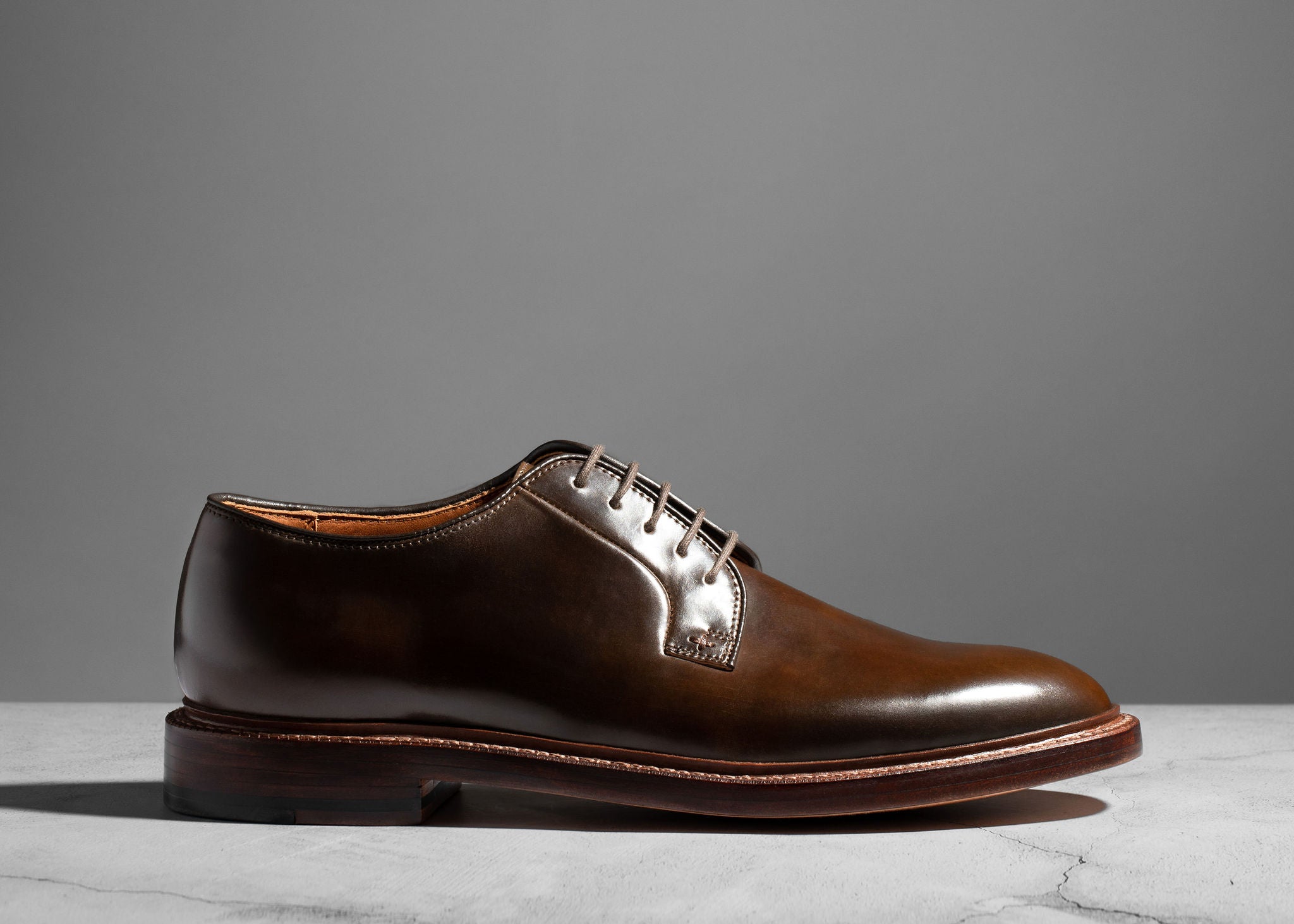 Pre-Order | Plain Toe Maduro Shell Cordovan