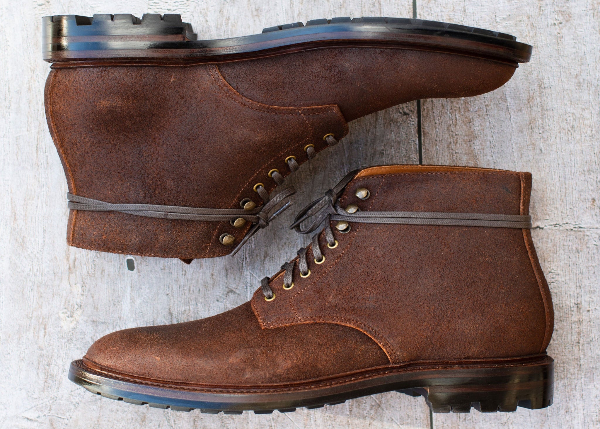 Edward Boot Dark Oak Roughout