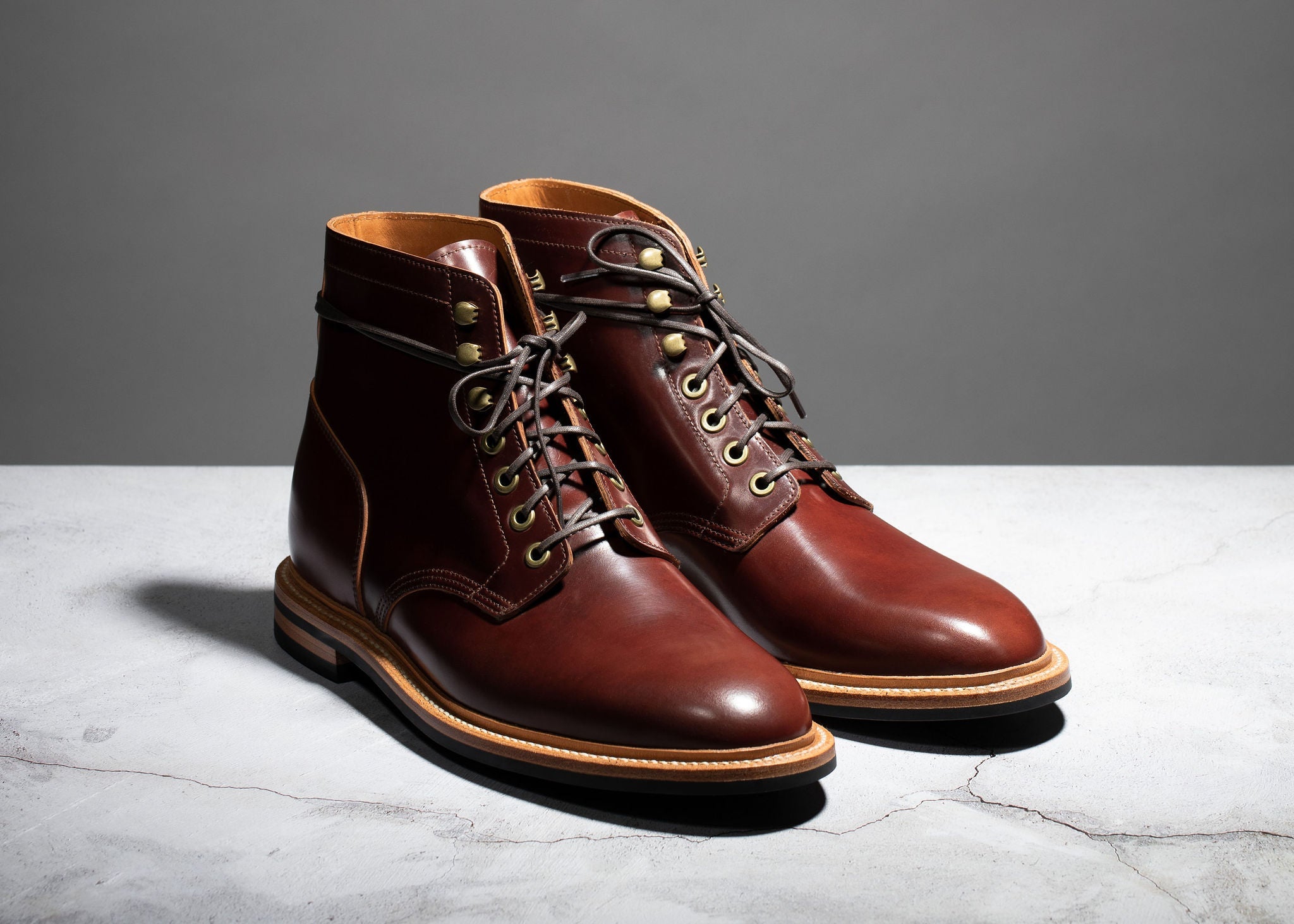 Pre-Order | Diesel Boot Garnet Shell Cordovan