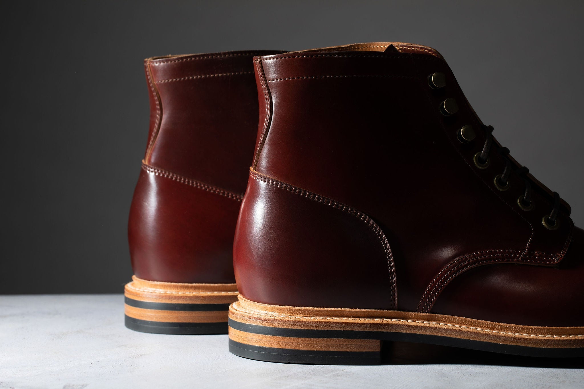 Pre-Order | Diesel Boot Garnet Shell Cordovan