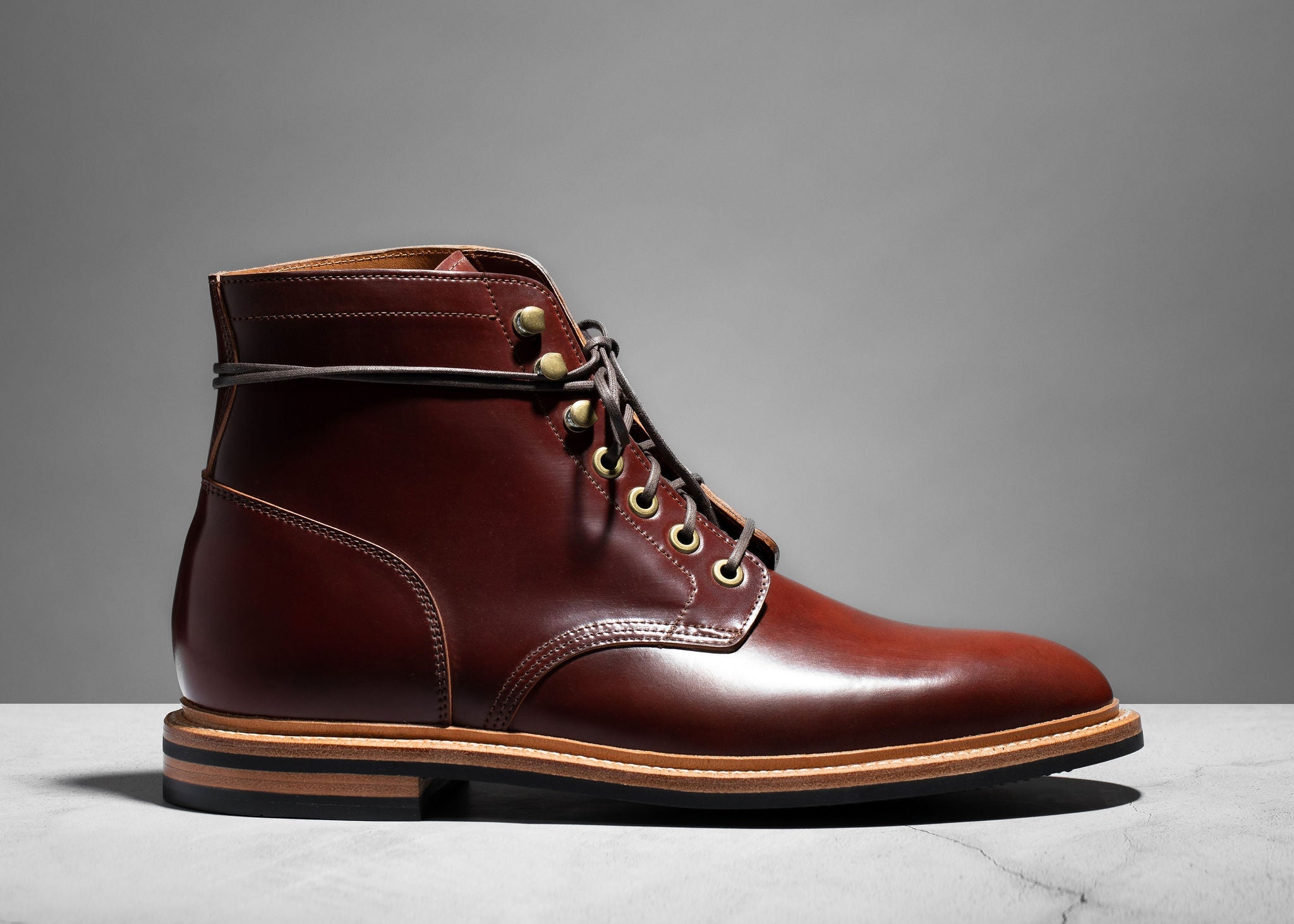 Pre-Order | Diesel Boot Garnet Shell Cordovan