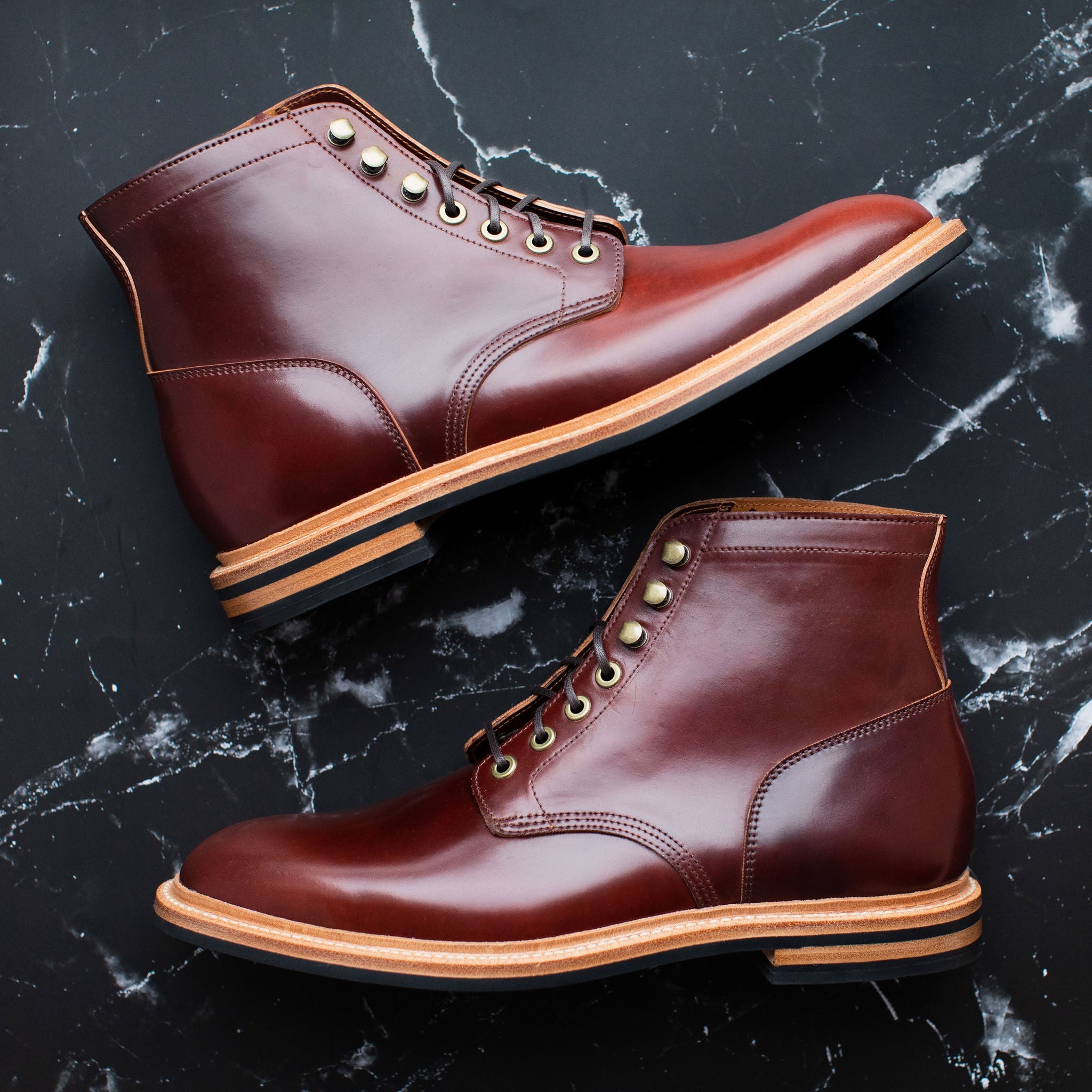 Pre-Order | Diesel Boot Garnet Shell Cordovan