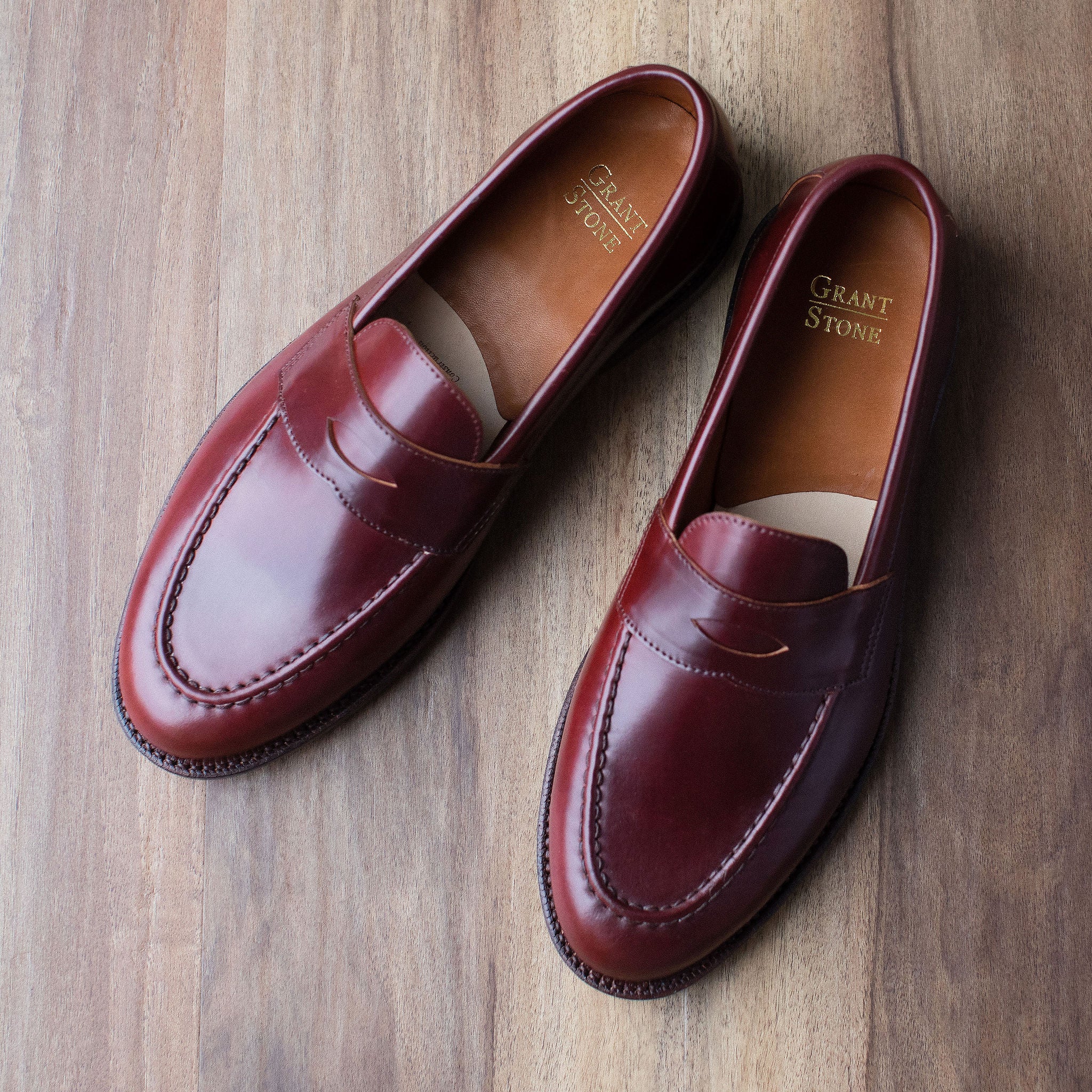 Pre-Order | Traveler Penny Garnet Shell Cordovan